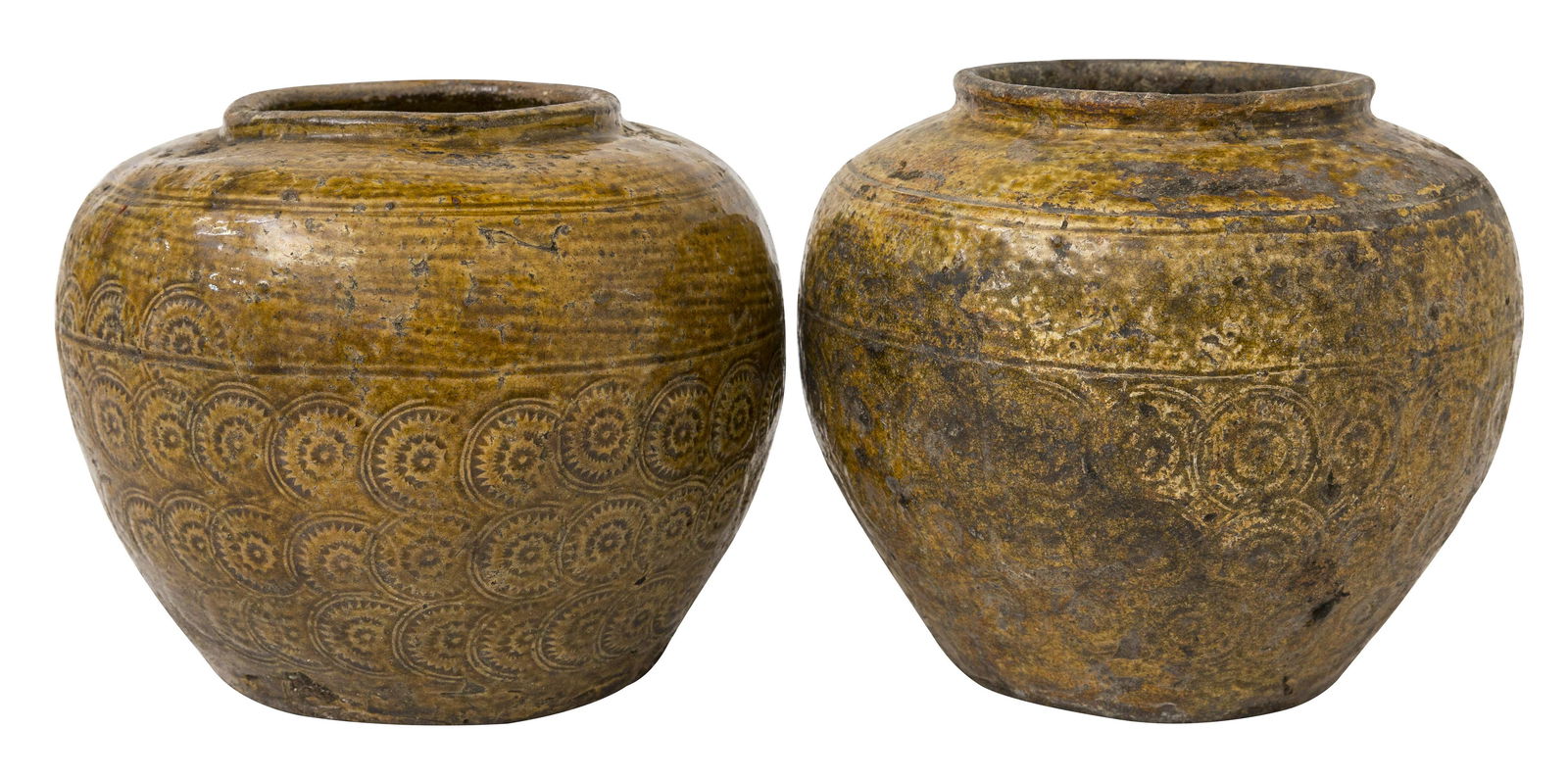 Pair of Han Dynasty Style Storage Jars (1 of 6)