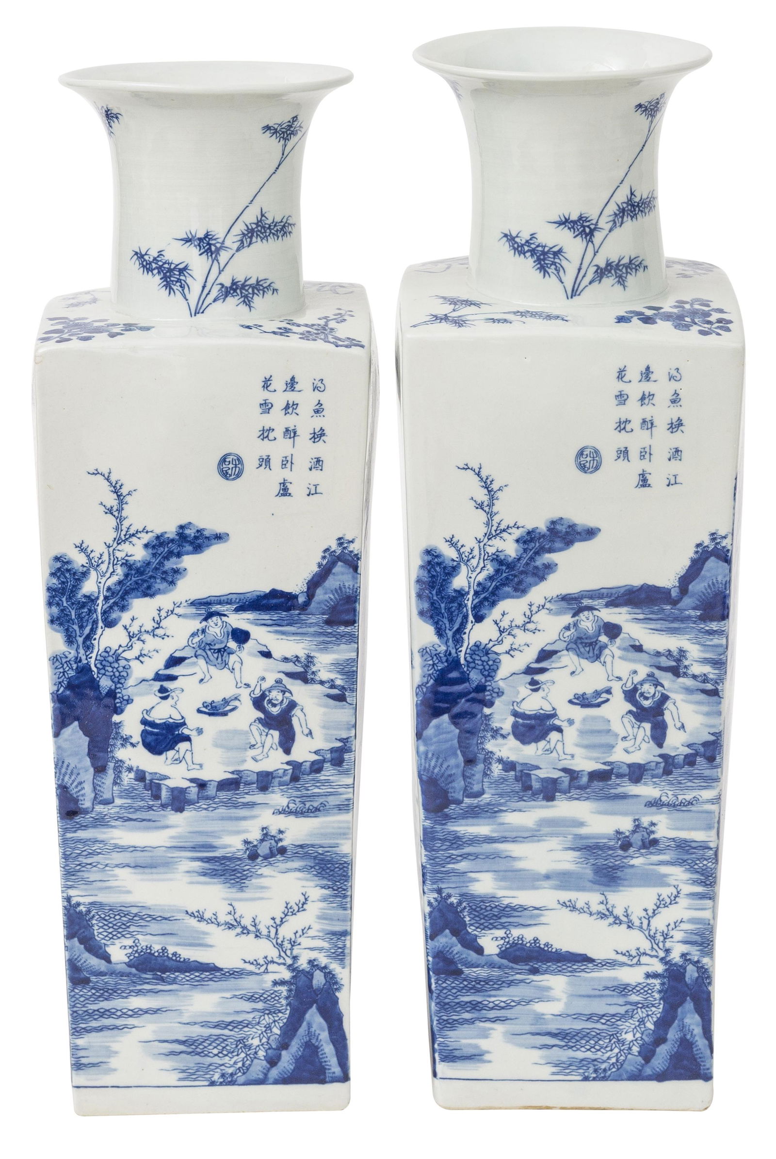 Pair of Fine Chinese Canton Vases (1 of 9)