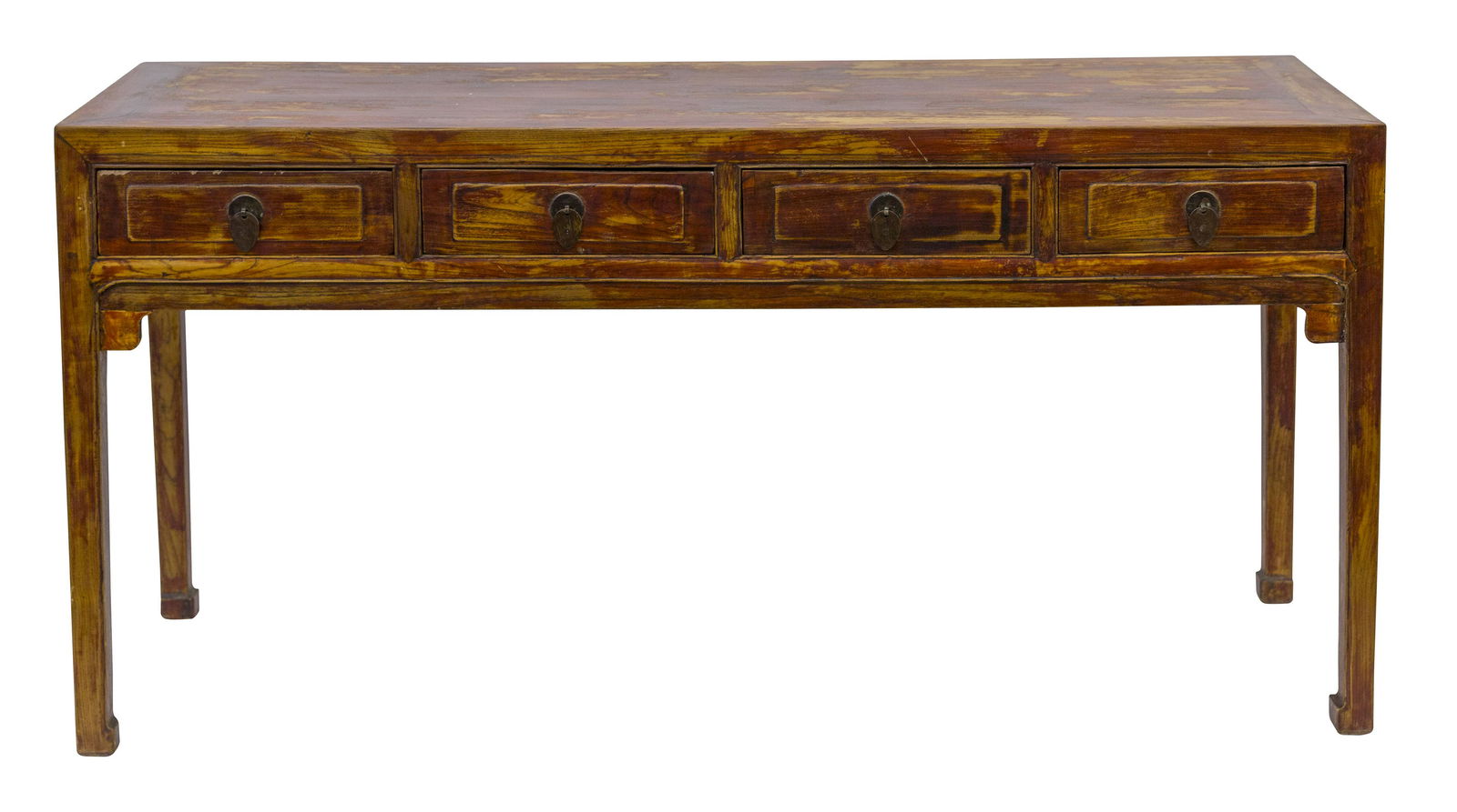 Chinese Red Brown Lacquered 19th Century Table (1 of 19)