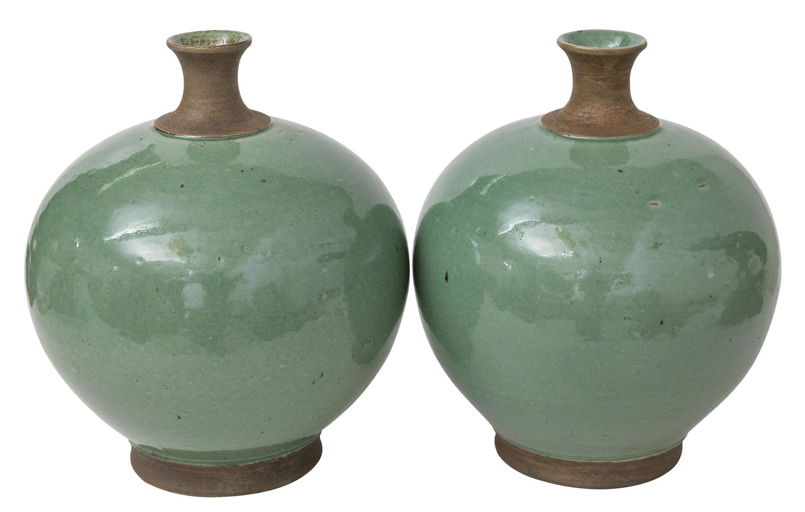 Large Pair of Chinese Globular Jars (1 of 8)