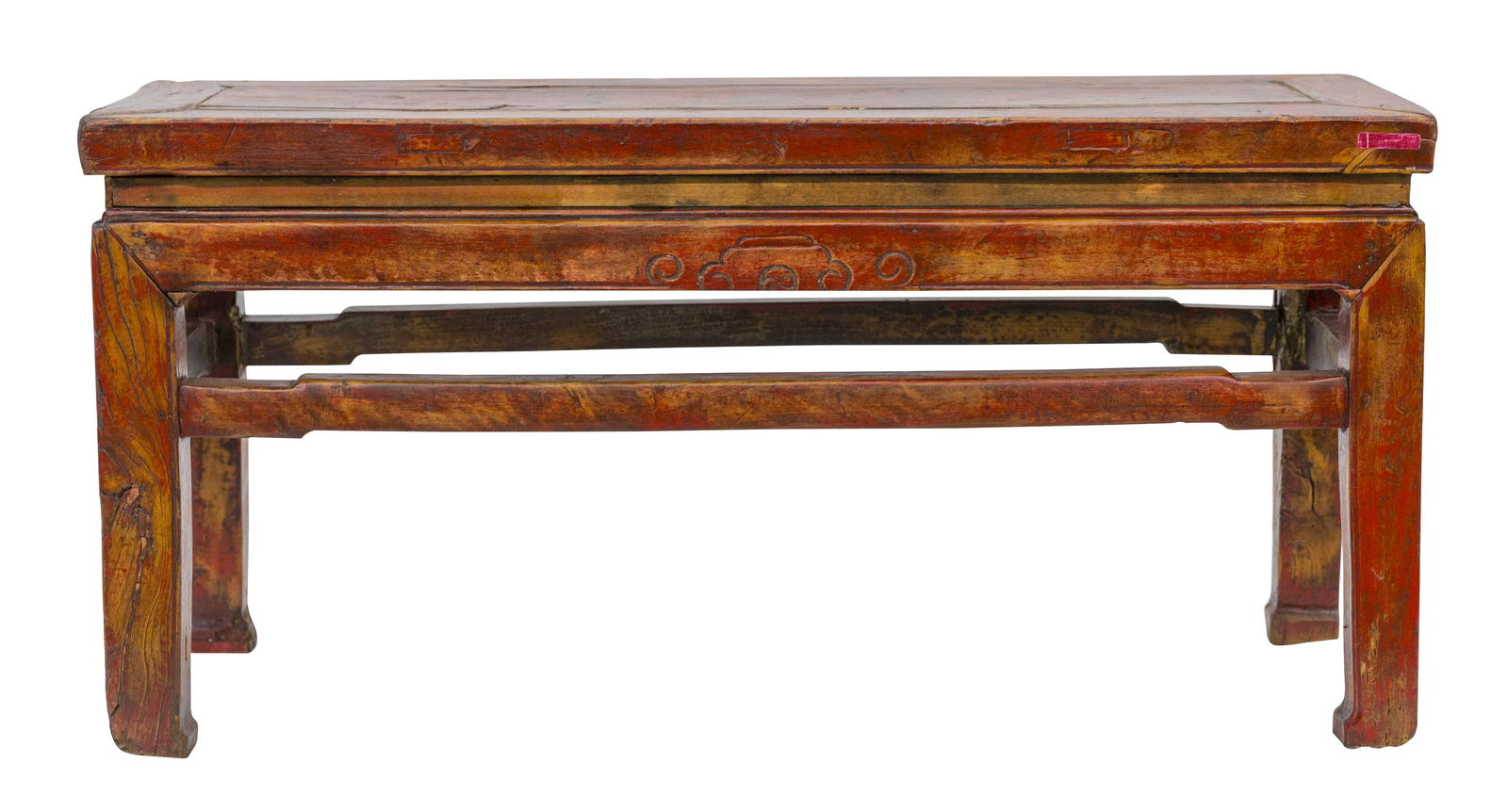 Chinese Red Lacquered Bench (1 of 14)