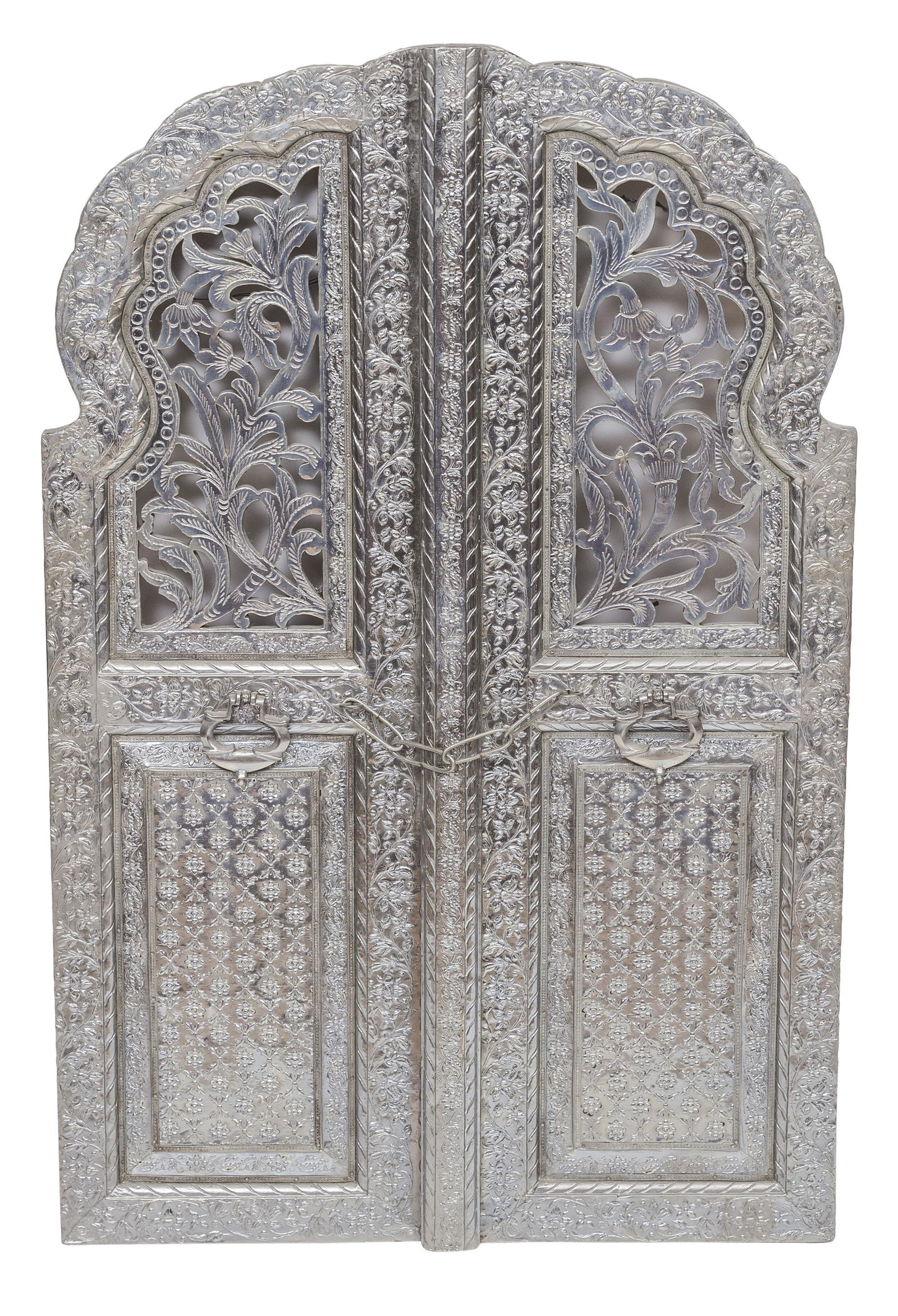 Outstanding Silver leafed Carved Doors (1 of 10)