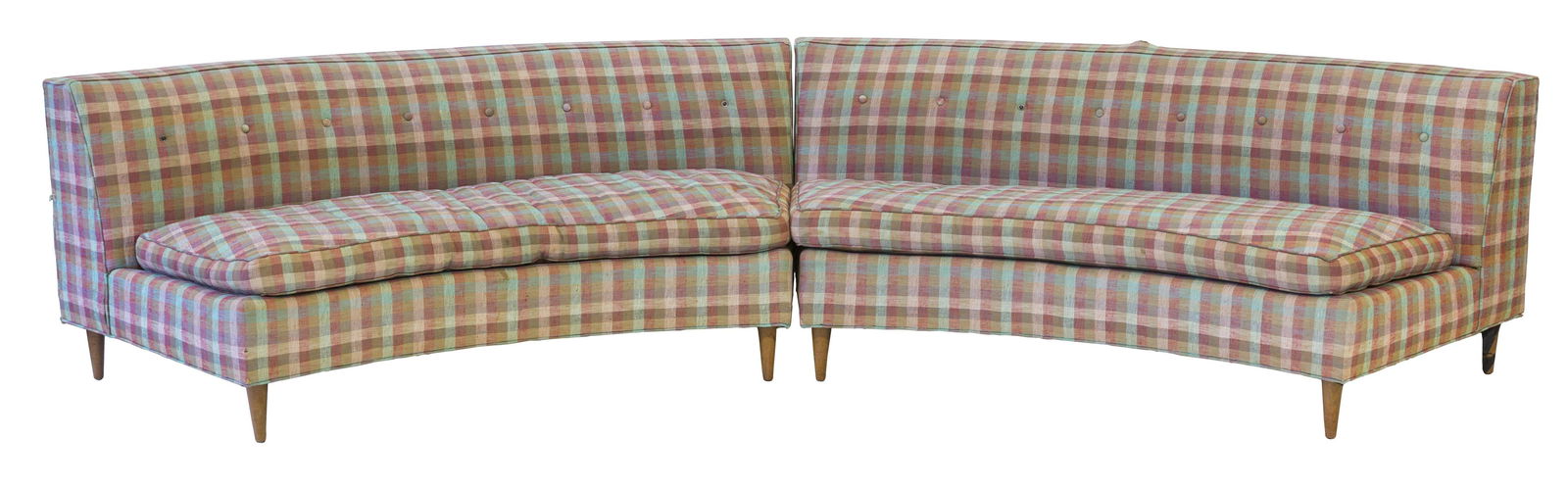 Danish Curved Sectional Sofa (1 of 15)