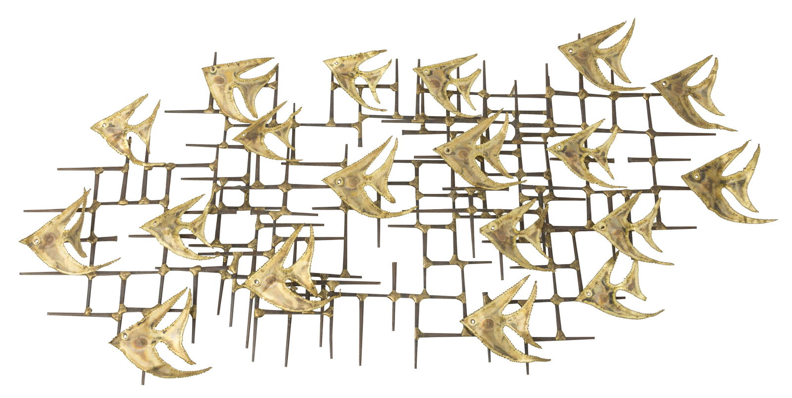 Mid Century Modern Wall Sculpture (1 of 11)