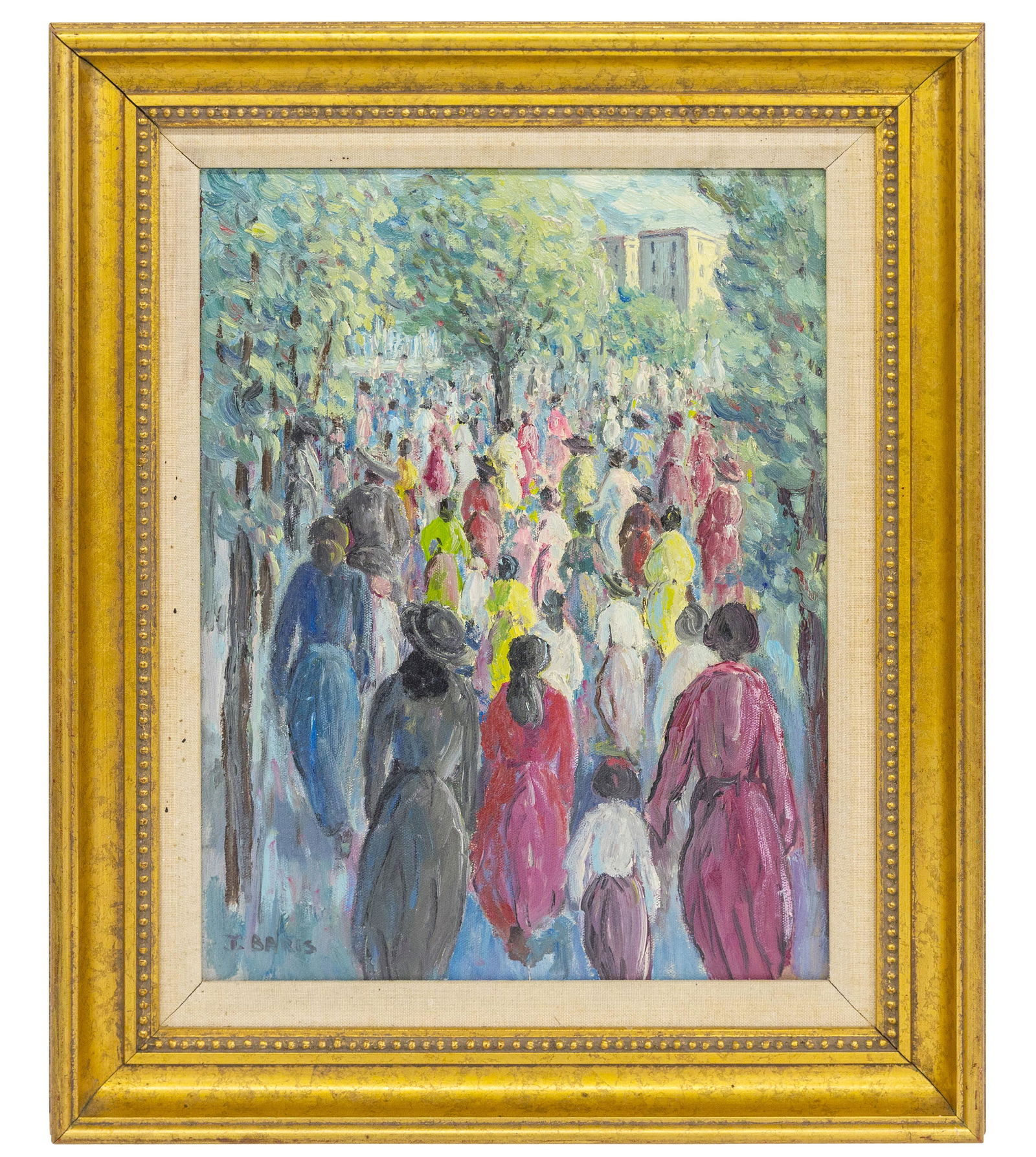 J. Baris (20th Century) Oil (1 of 6)