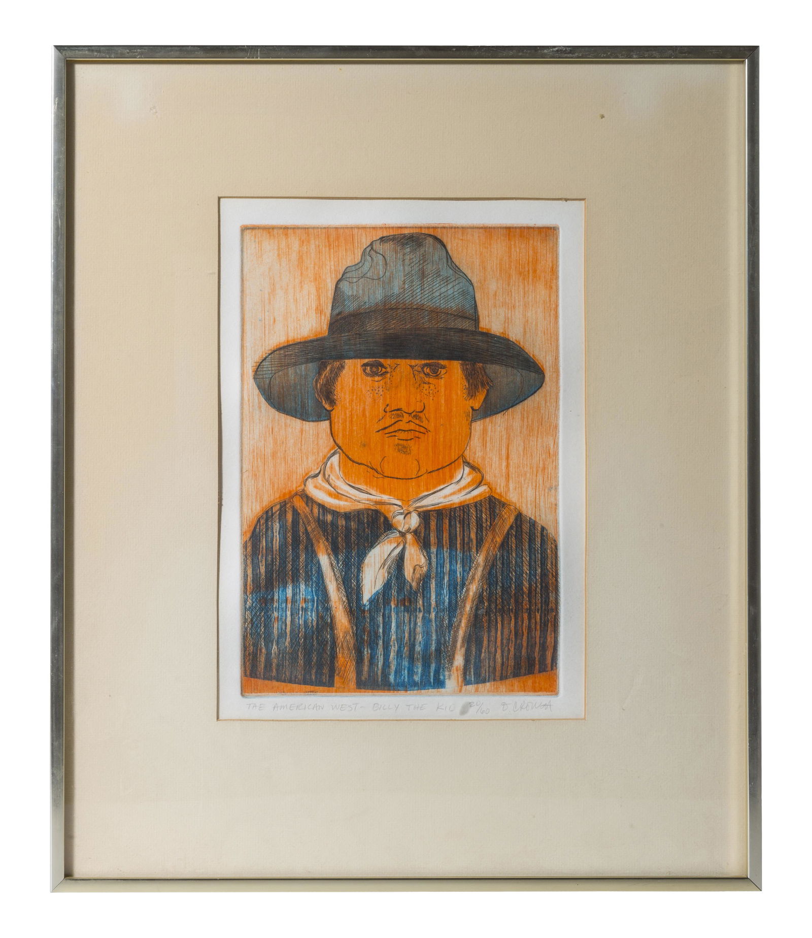 D Crowin "Billy the Kid" Lithograph (1 of 5)