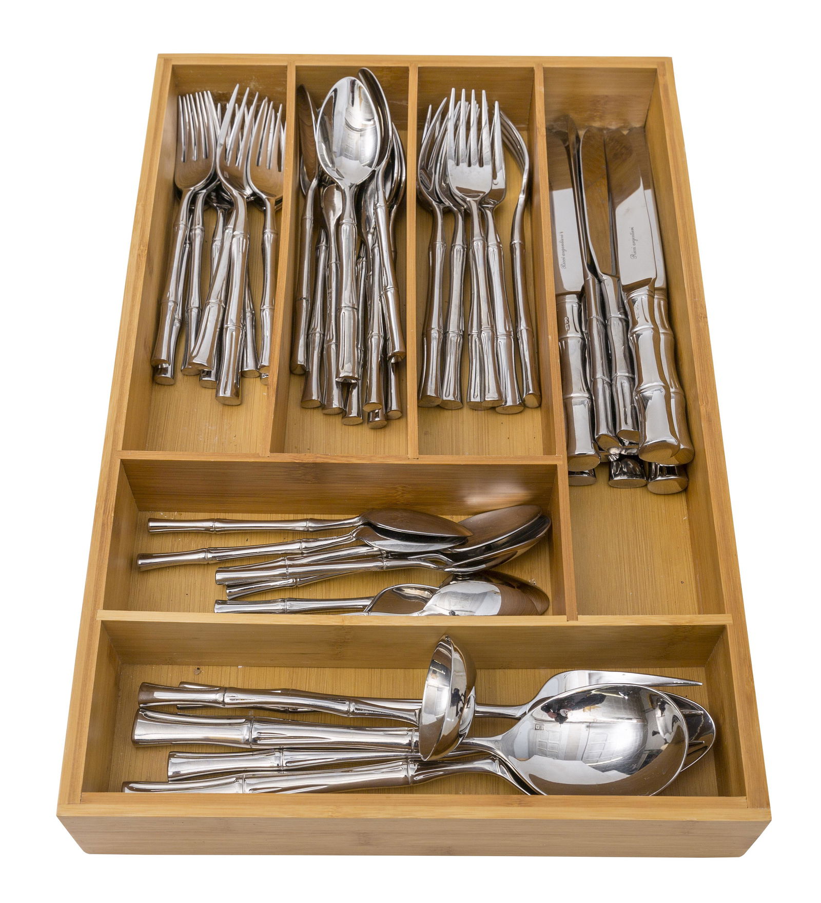 Fortessa Royal Pacific 18/10 Stainless Bamboo Flatware (1 of 10)