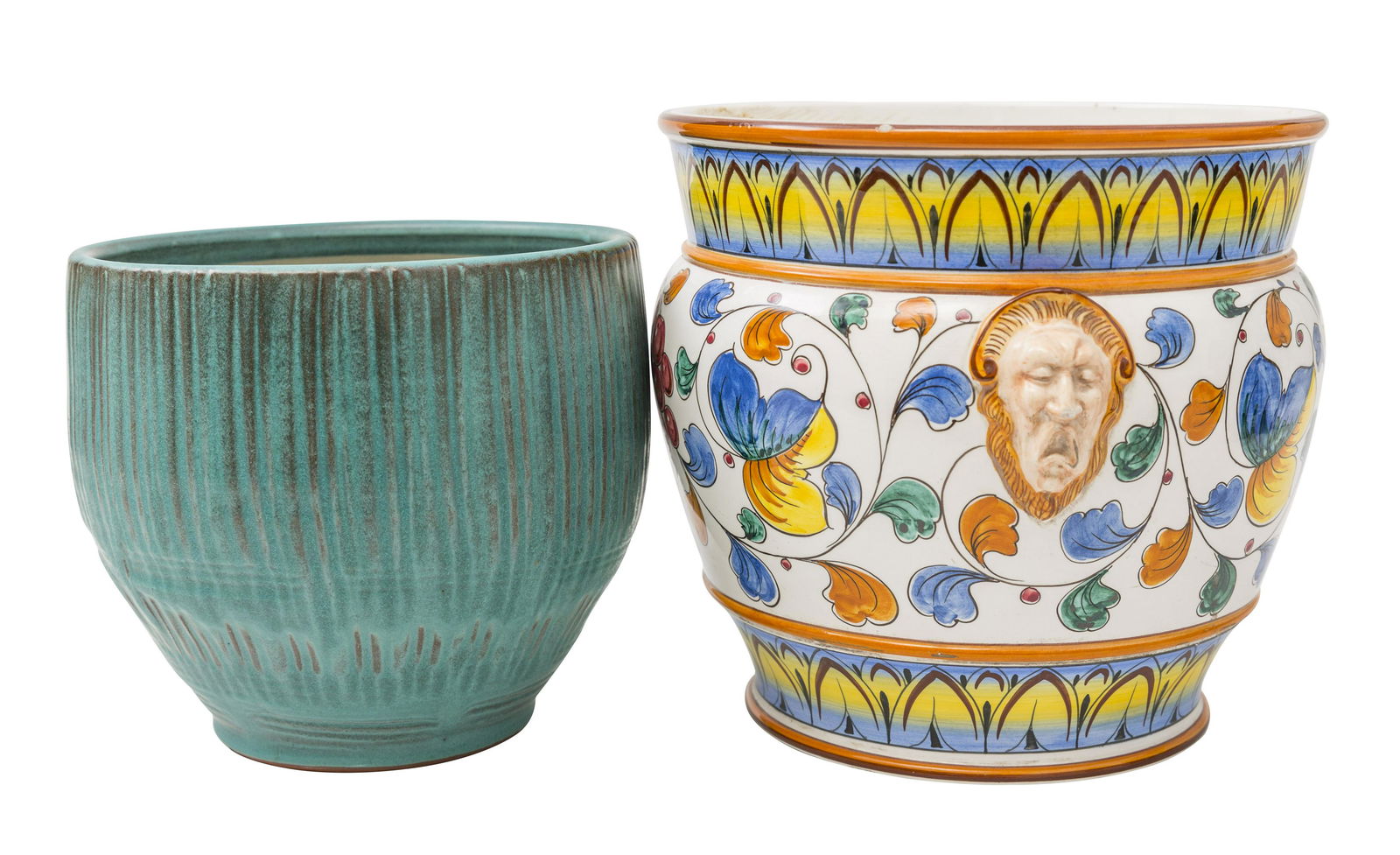 Richard Ginori Planter & MCM Planter (1 of 9)