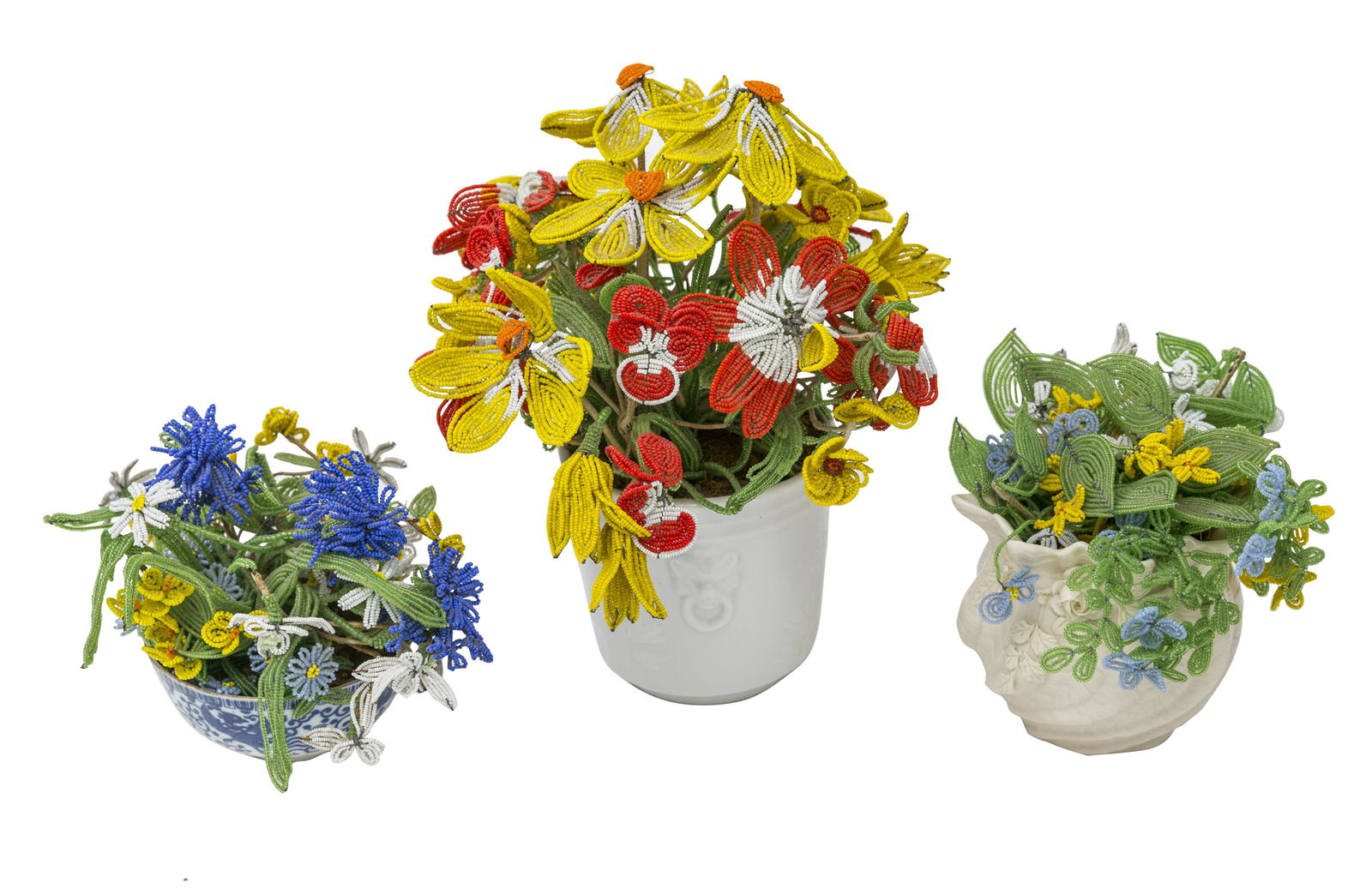 Assembled Vintage Beaded Flower Grouping (1 of 11)