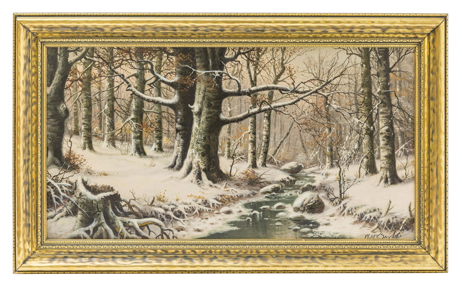 William McKendree Snyder (1848- 1930) Oil (Indiana) (1 of 9)