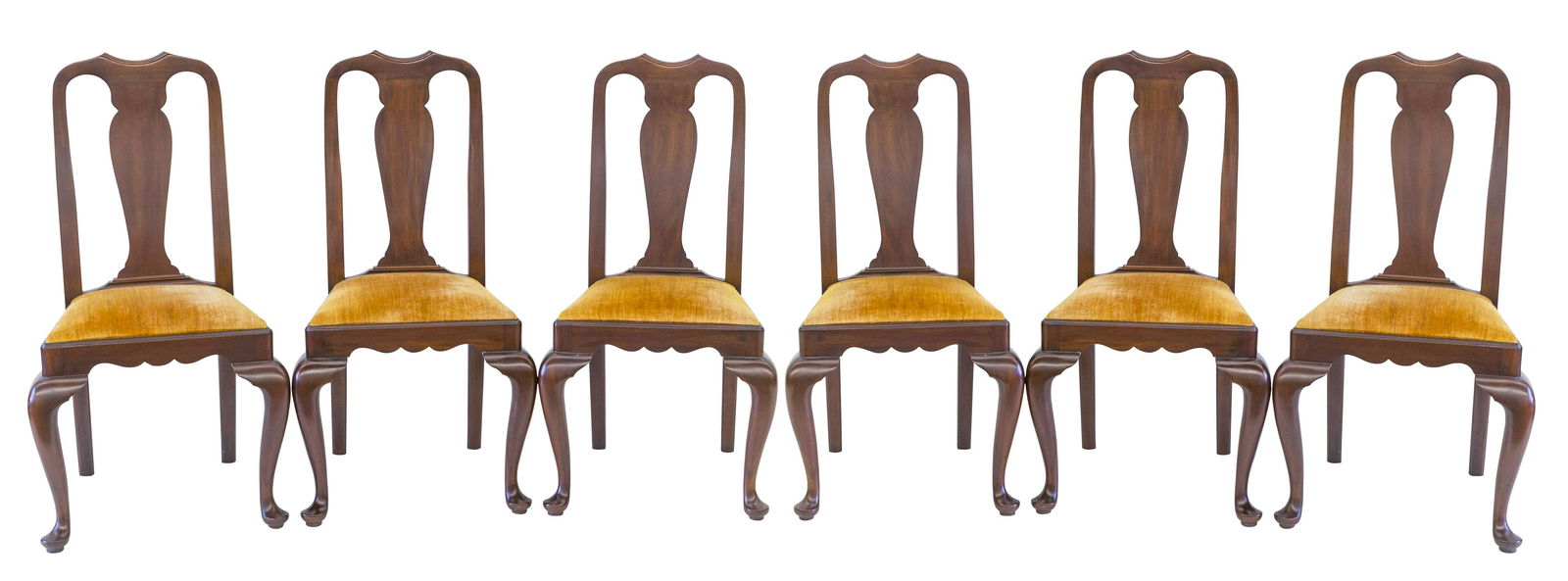 Henkel Harris Queen Anne Style Dinning Chairs (1 of 10)