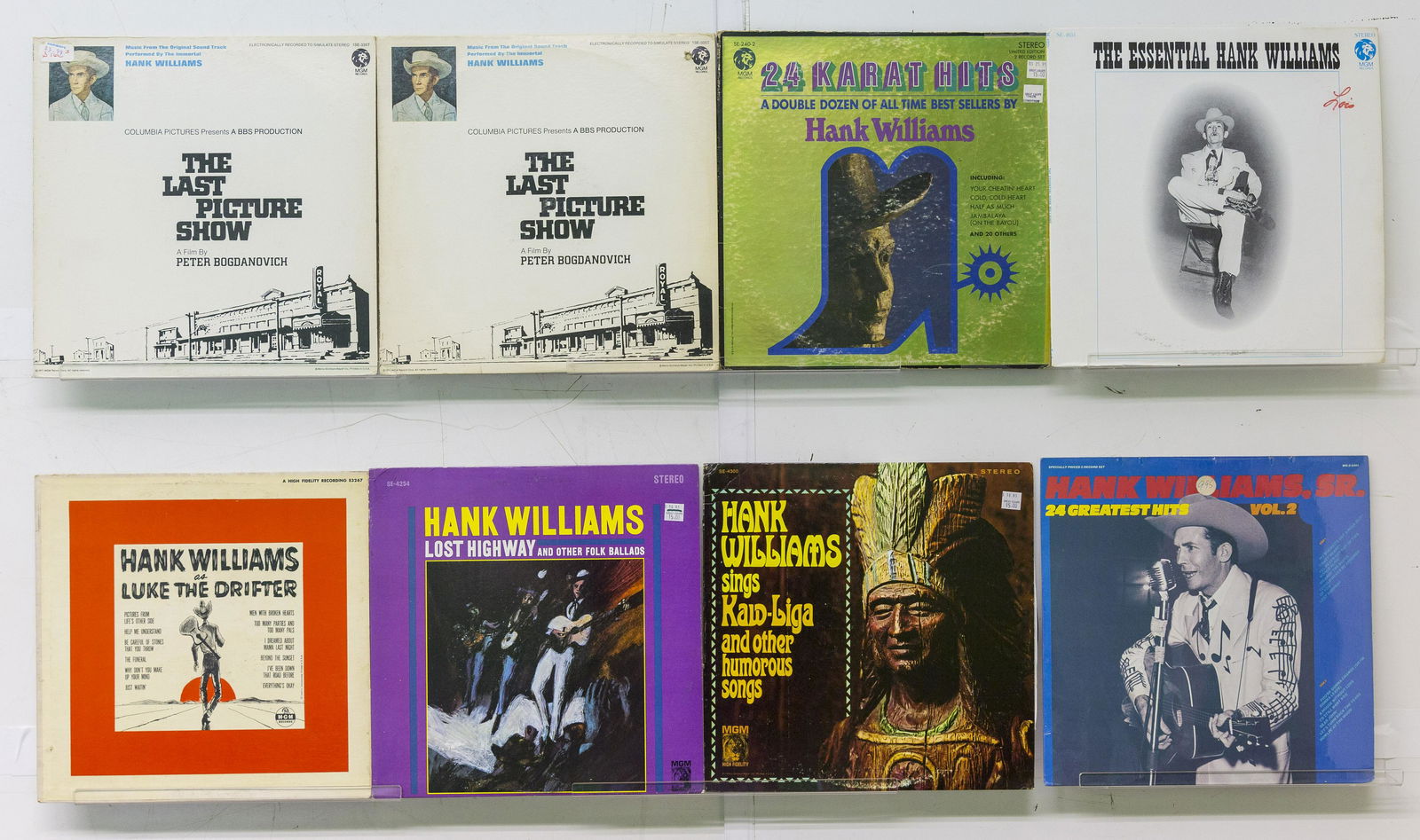 8 Hank Williams Vinyl Records (1 of 5)