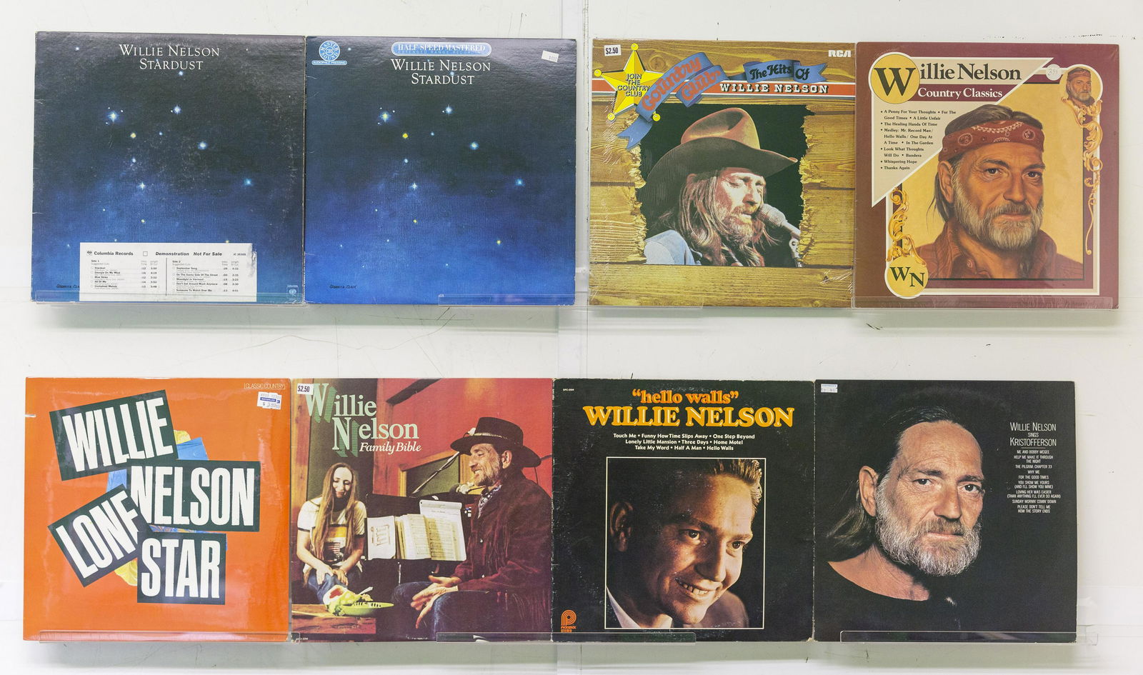 8 Willie Nelson Vinyl Records (1 of 2)