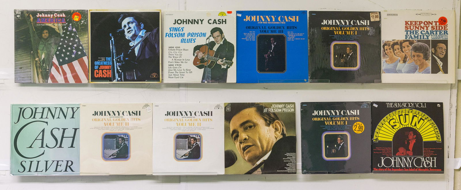 12 Johnny Cash Vinyl Records (1 of 7)