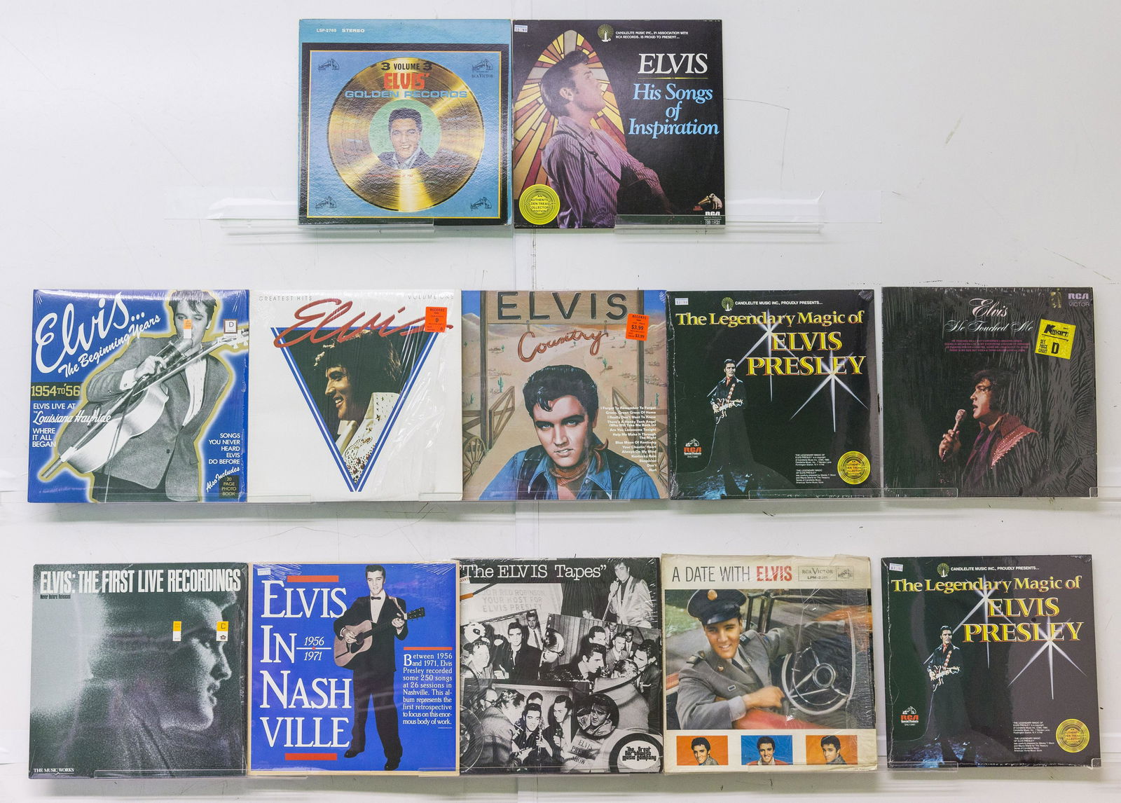 12 Elvis Presley Vinyl Records (1 of 7)