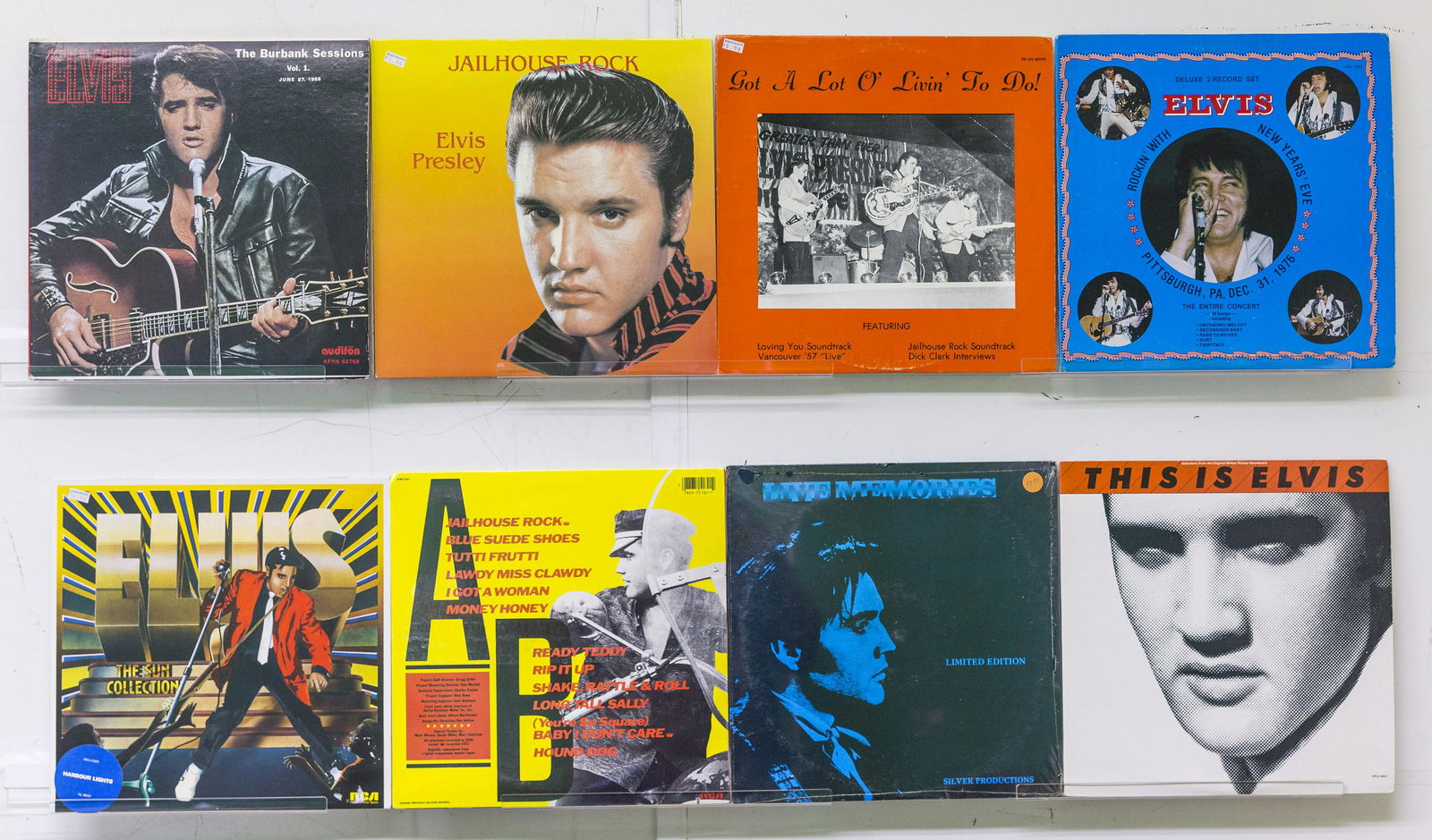 8 Elvis Presley Vinyl Records (1 of 8)