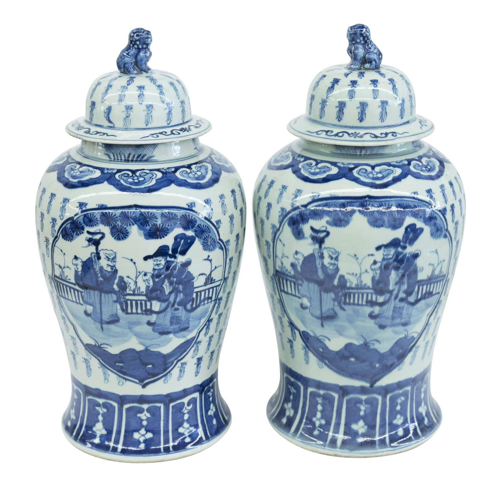 Chinese Canton Temple Jars (1 of 10)