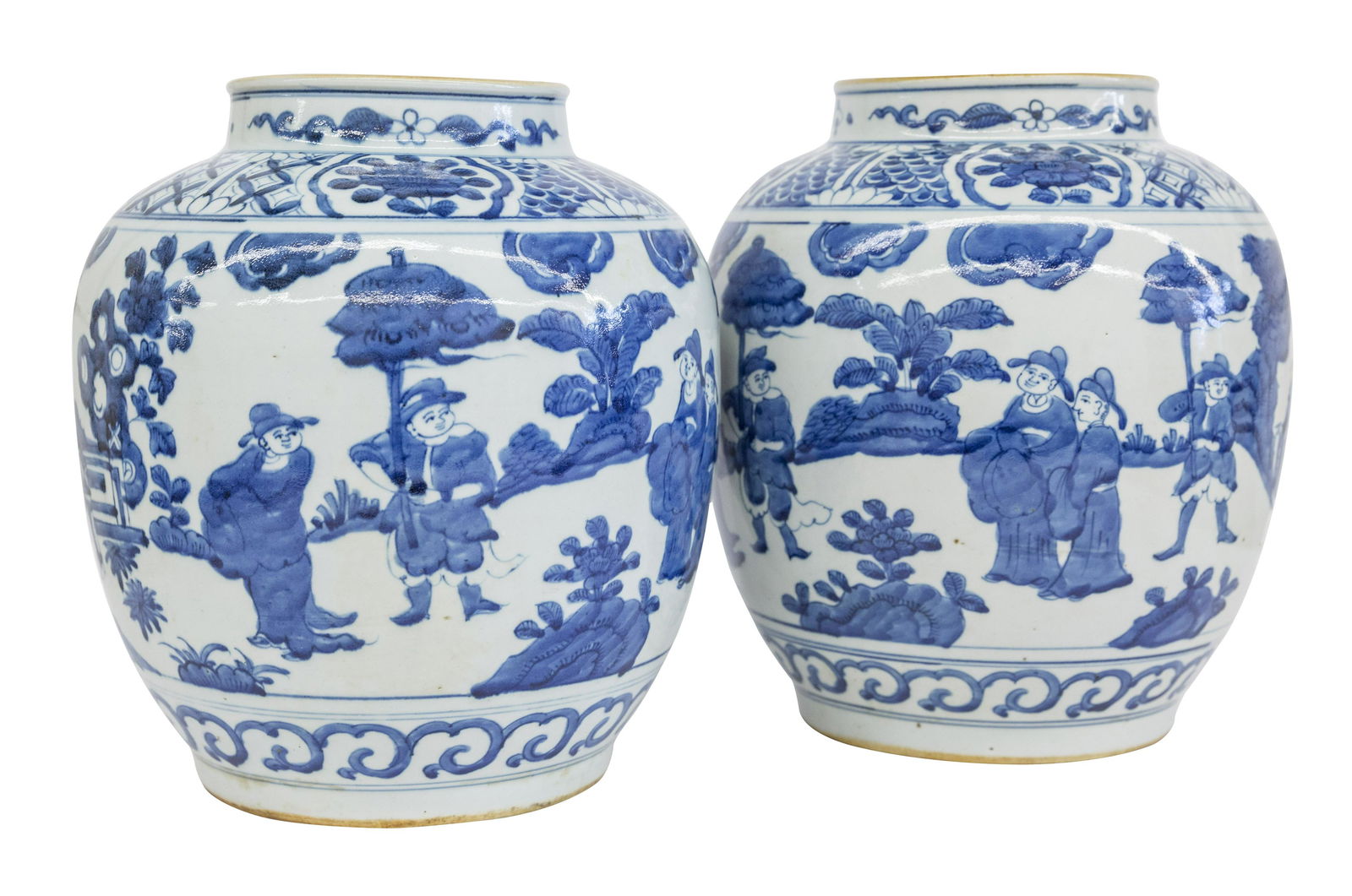 Chinese Canton Globe Jars (1 of 9)