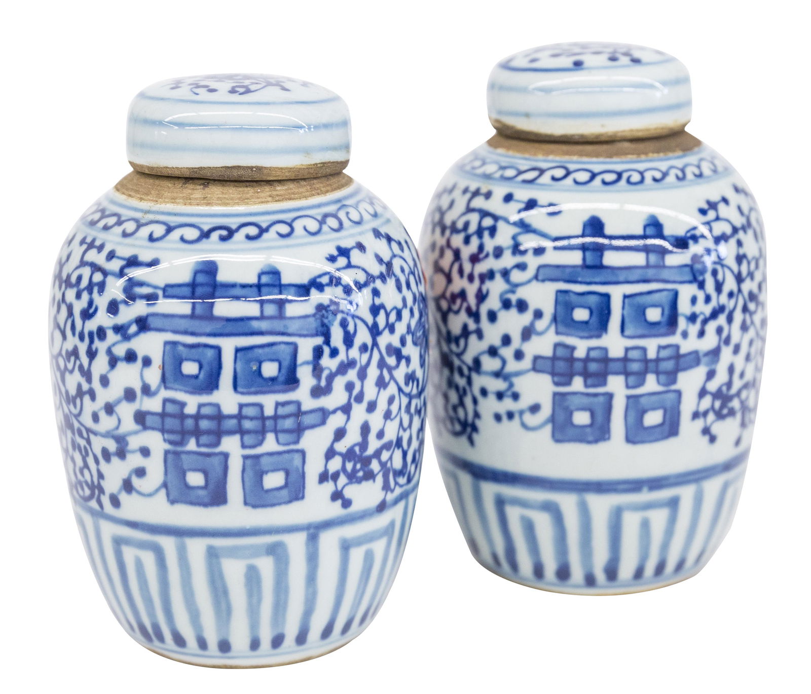 Chinese Double Happiness Ginger Jars (1 of 6)