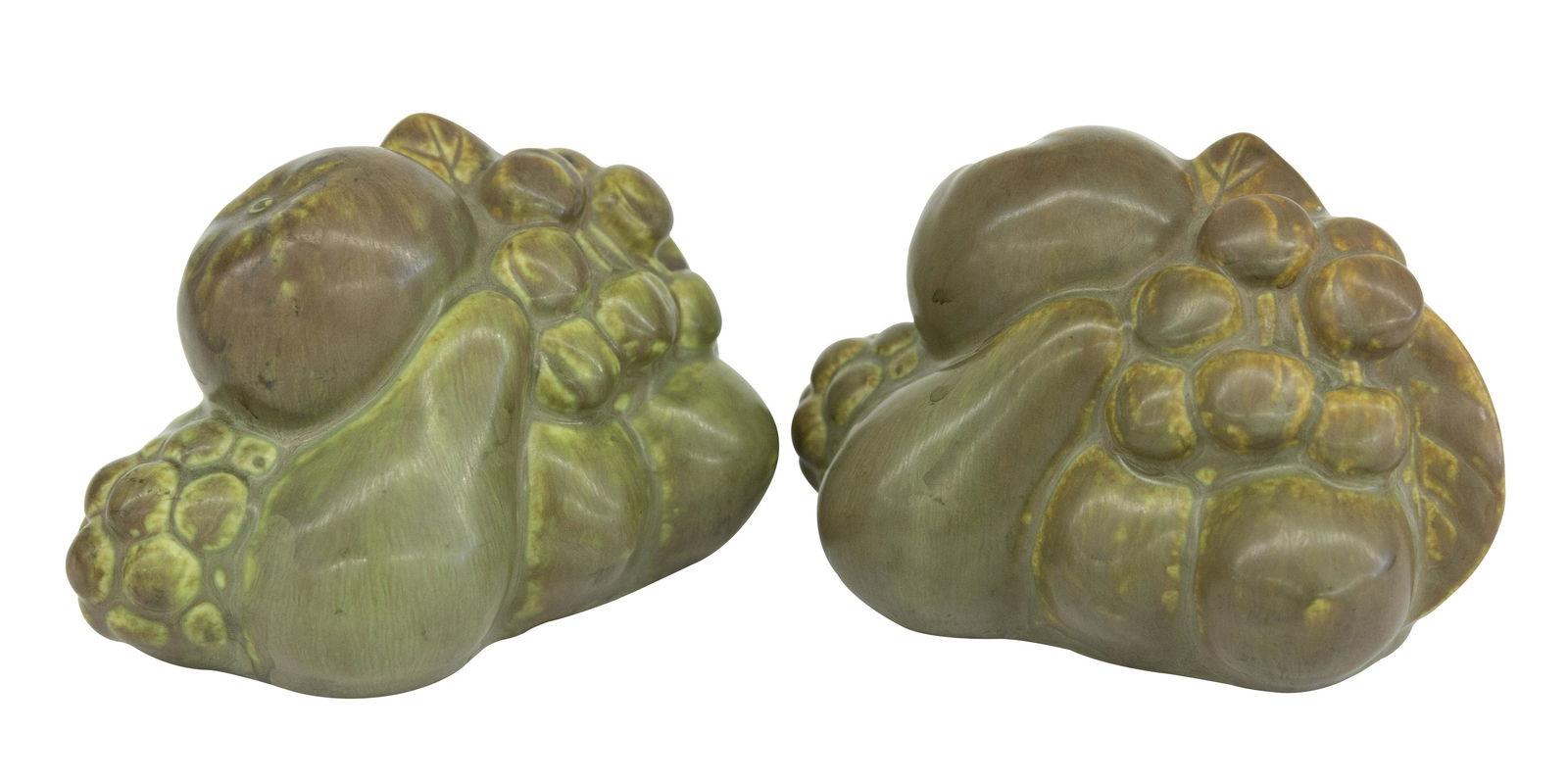Rare Shirayamadani Fruit Rookwood Bookends (1 of 5)