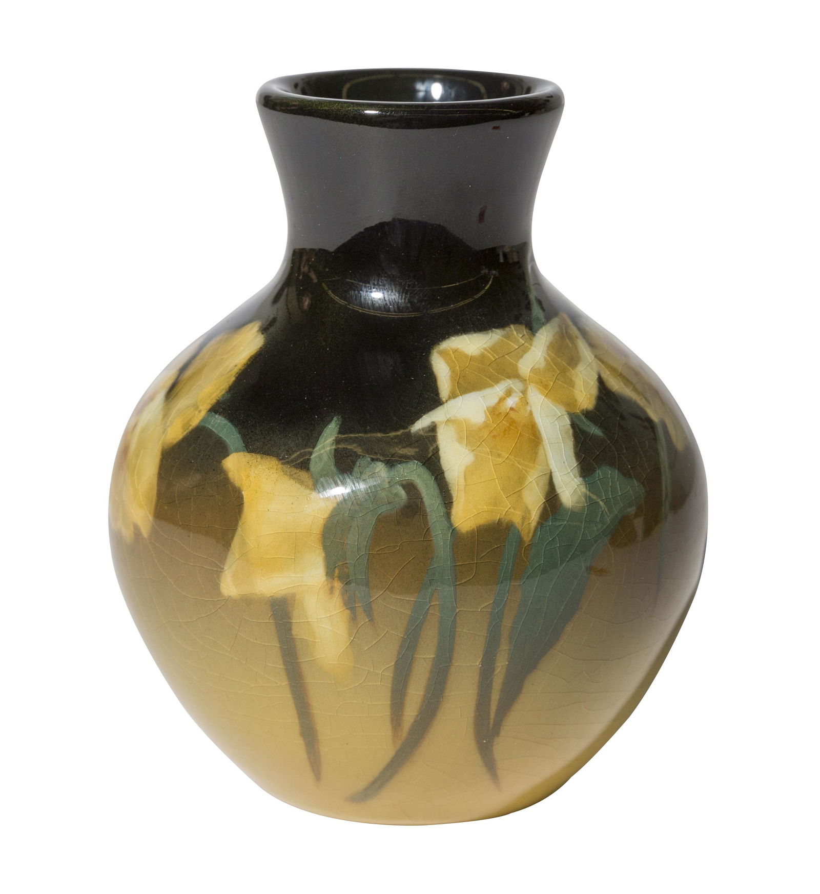 Illegible Artist Signed Rookwood Pottery Vase (1 of 5)