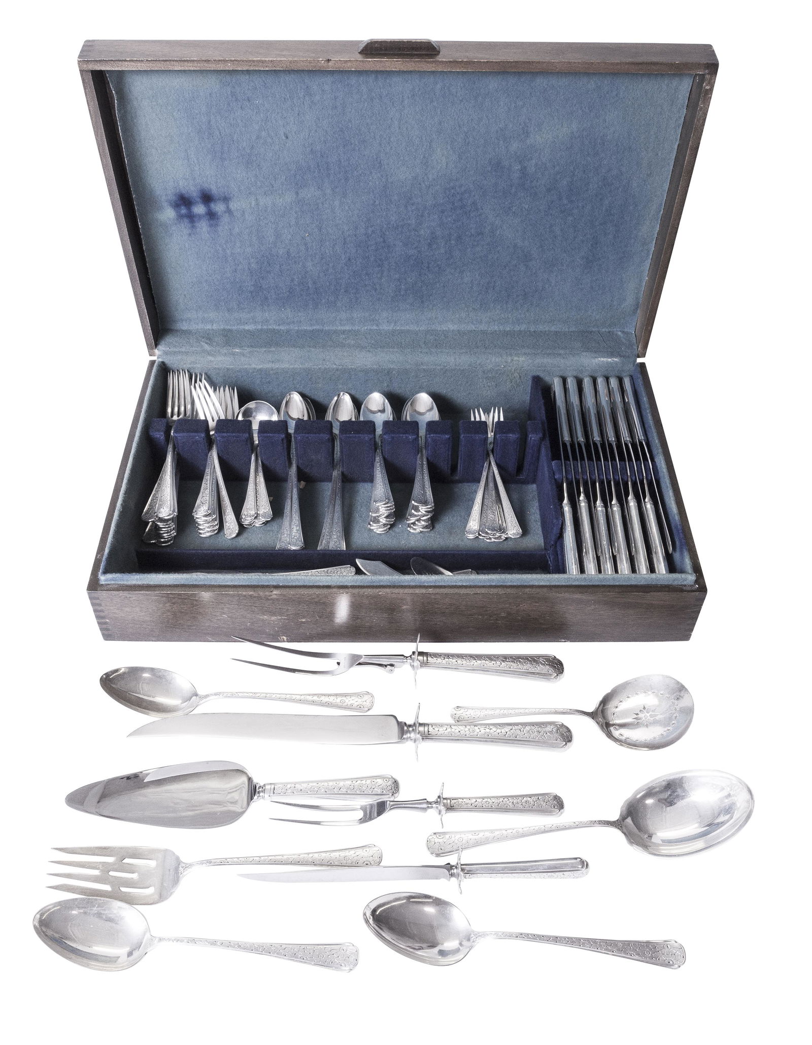 Towle Sterling Flatware "Old Brocade" (1 of 5)