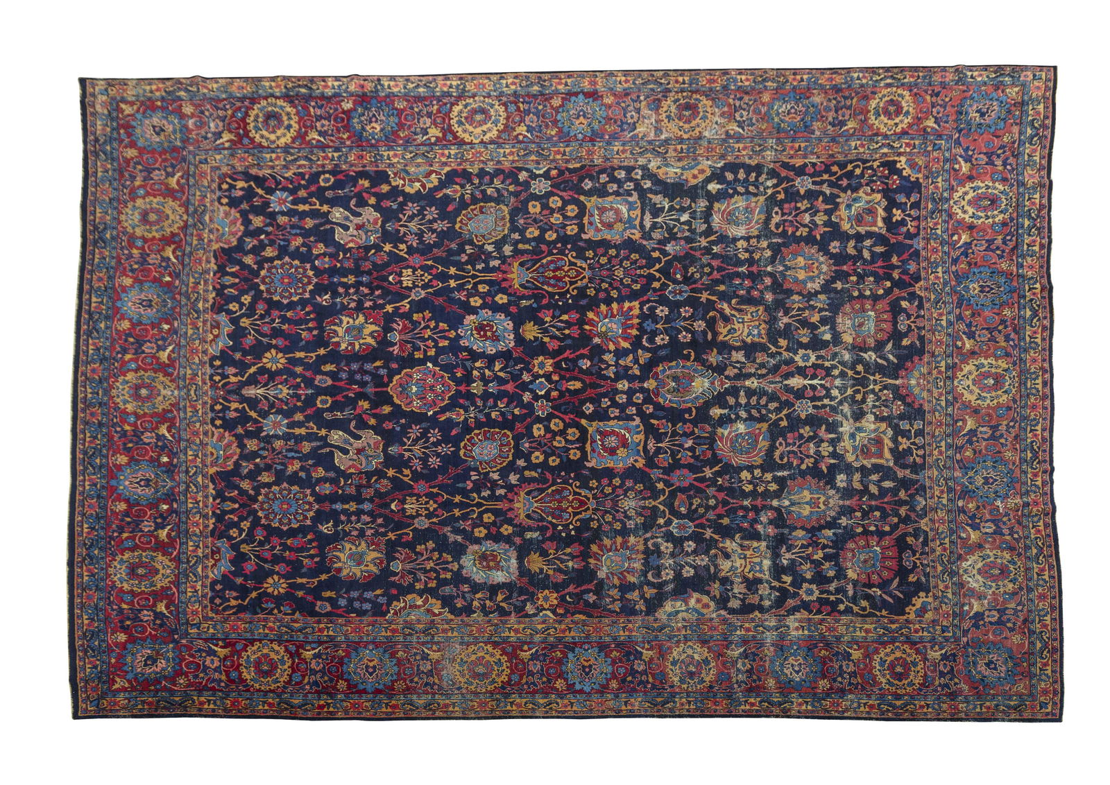 Blue Sarouk Oriental Rug (1 of 10)