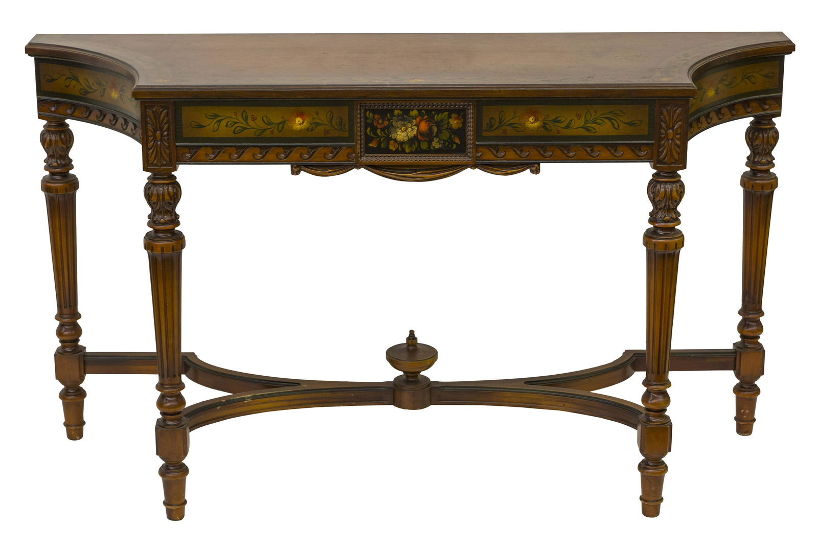 Imperial Walnut Hand Painted Console (1 of 12)