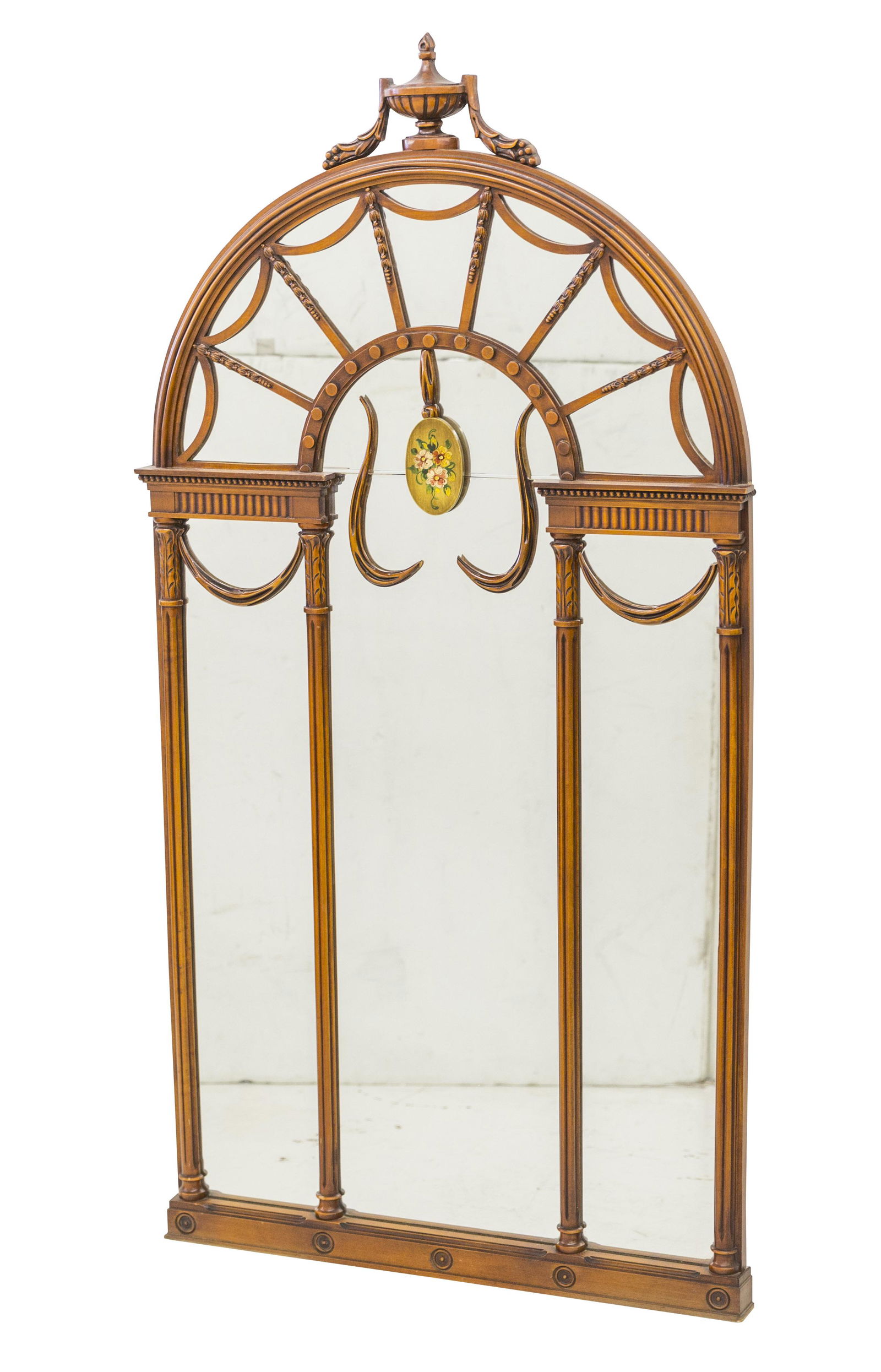 Imperial Mahogany Hand Painted Mirror (1 of 8)