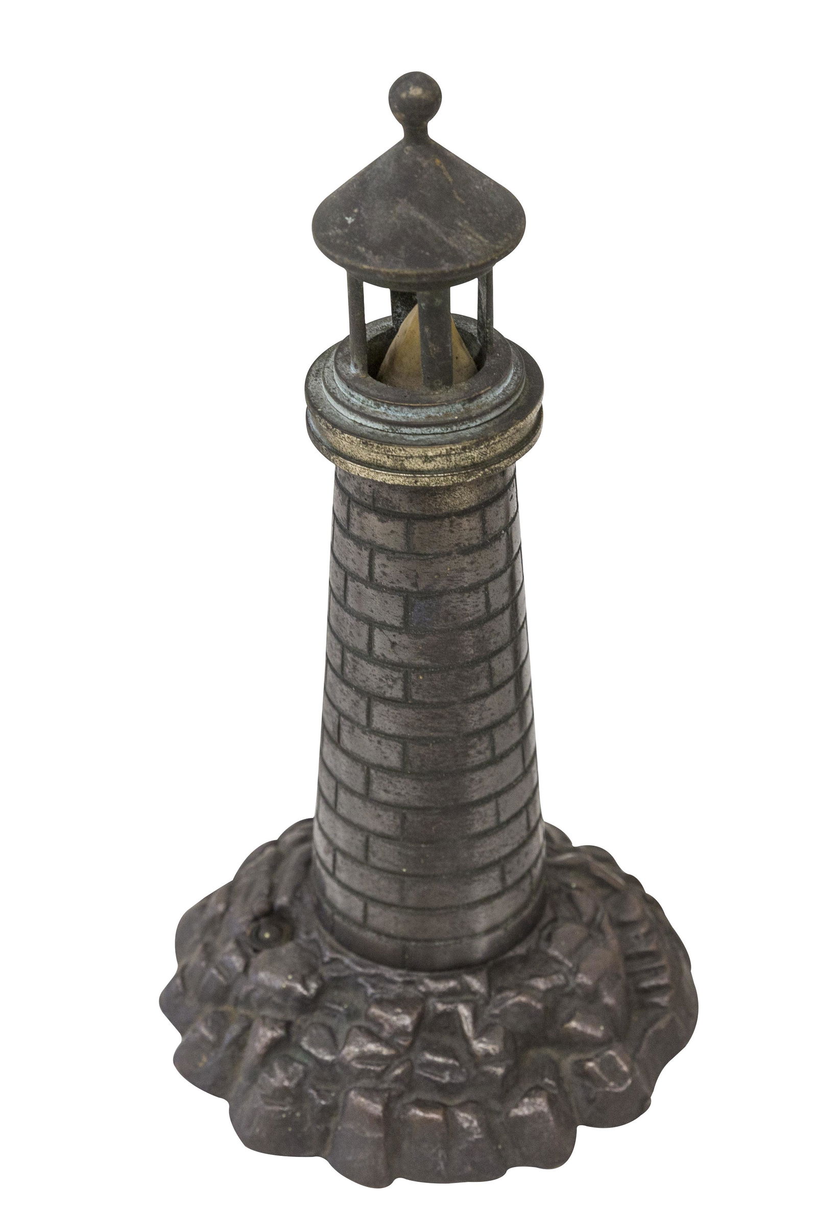 Cast Metal Lighthouse Lamp (1 of 5)