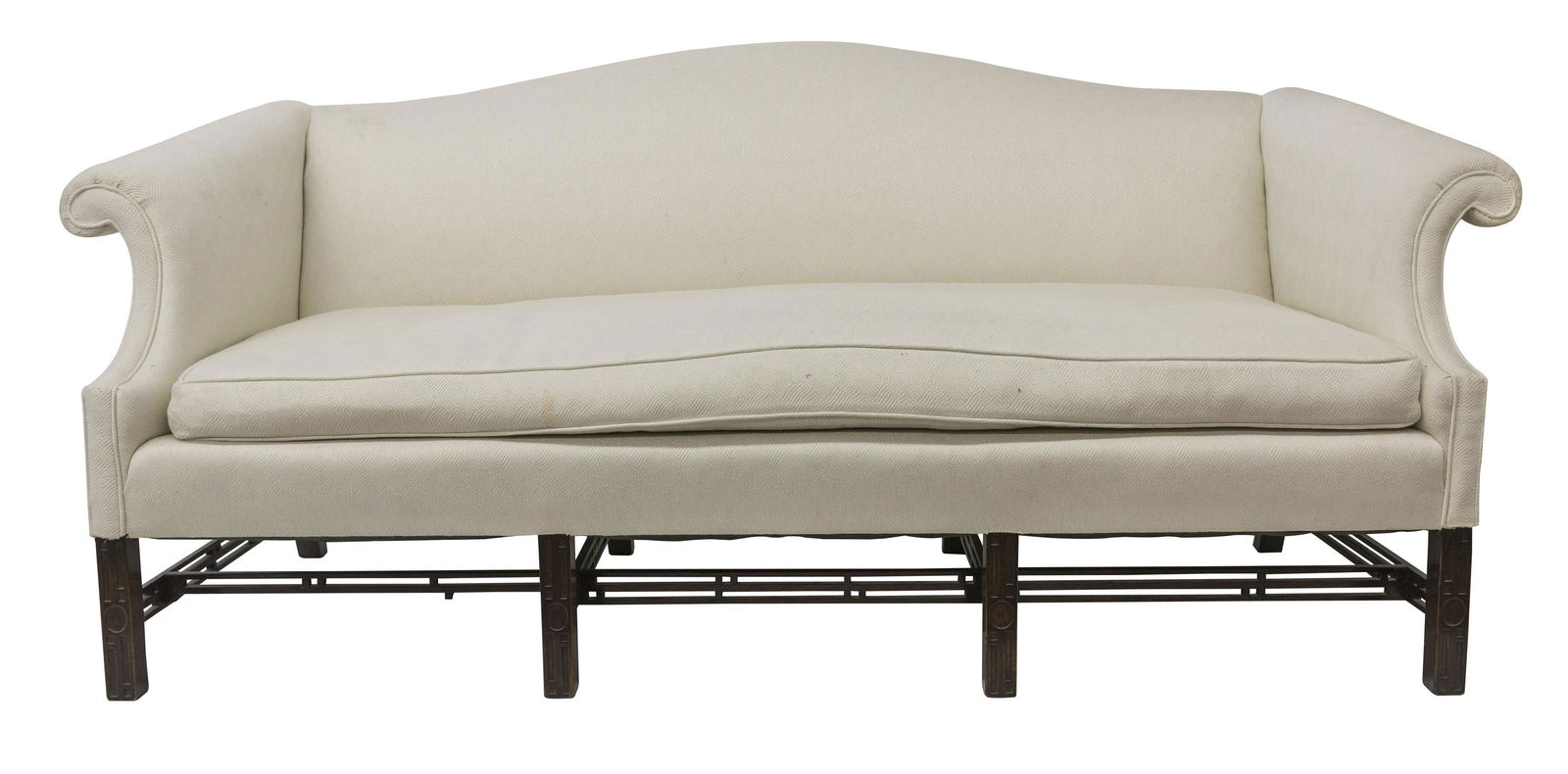 19th Century Chippendale Style Camelback Sofa (1 of 13)