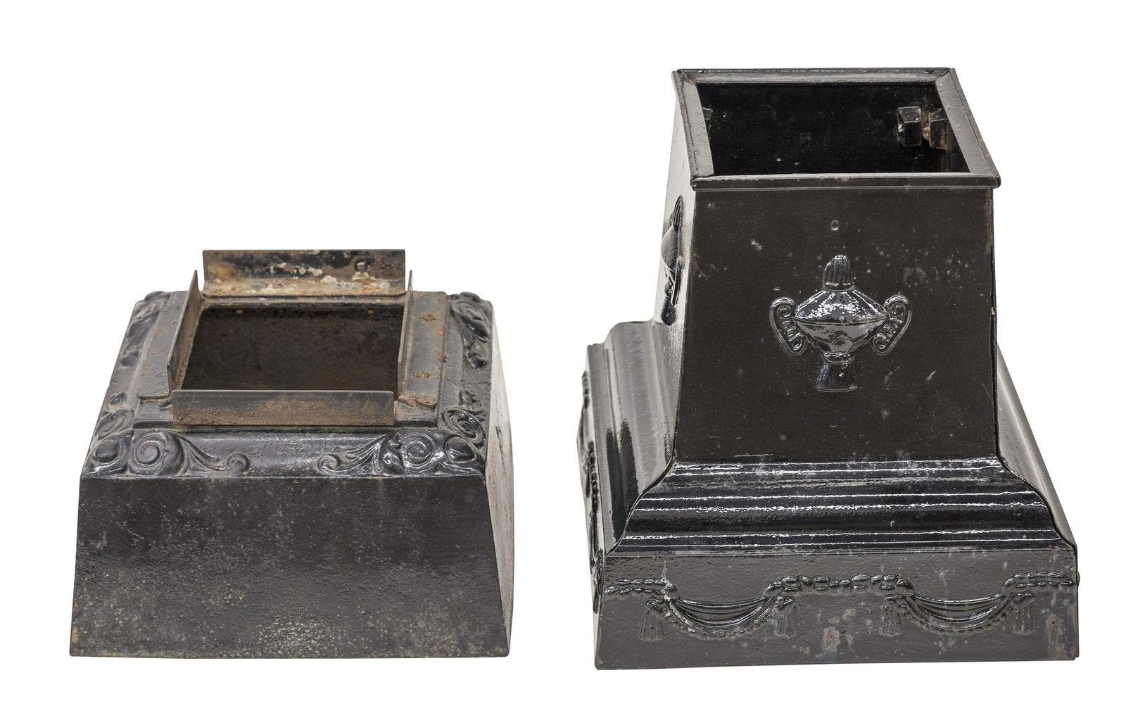 Two Cast Iron Urn Bases (1 of 7)