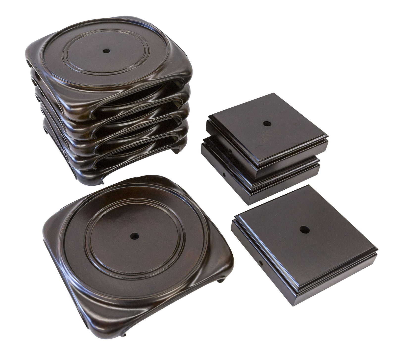 Assembled Chinese Hardwood Stands (1 of 6)