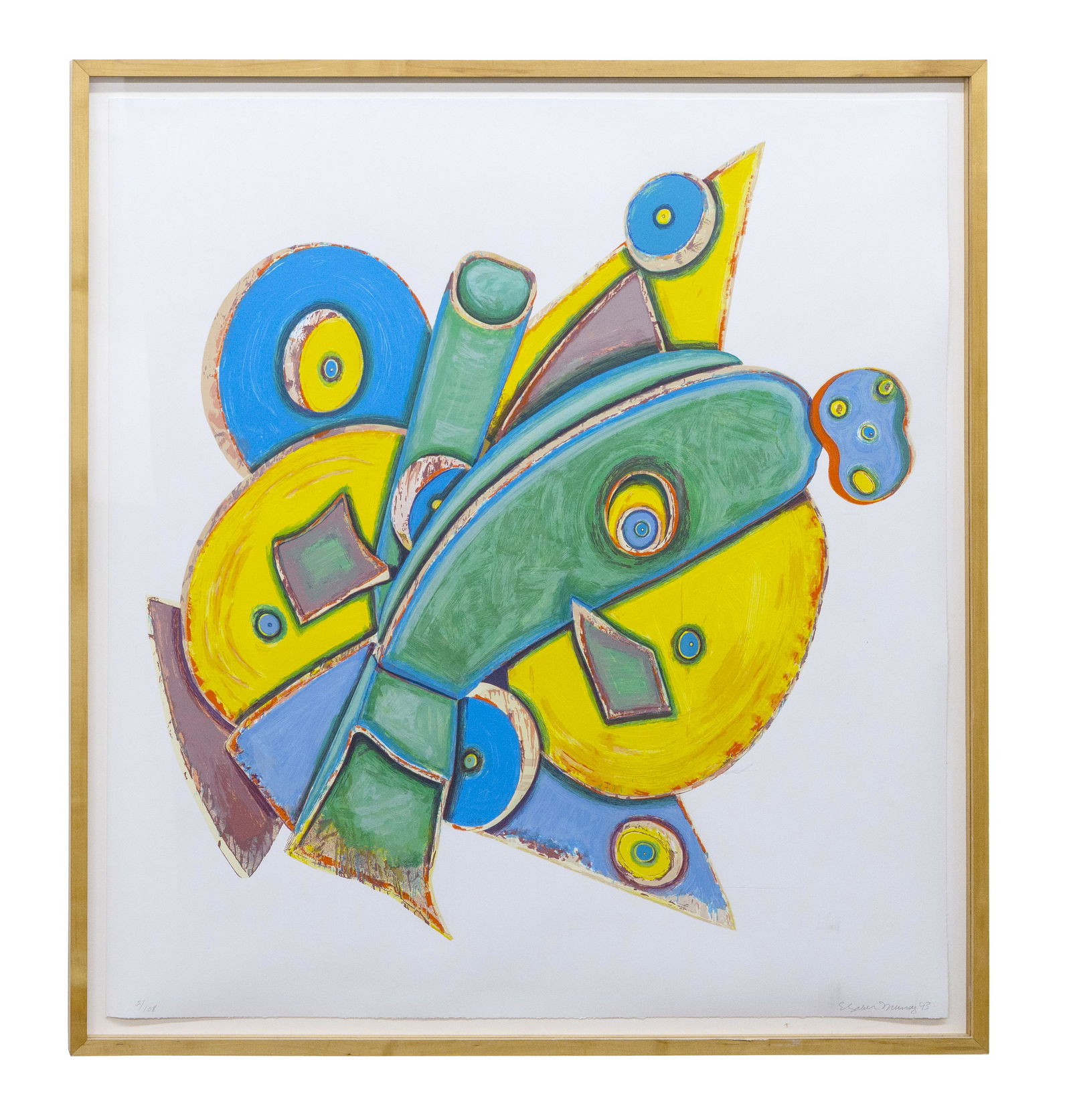 Elizabeth Murray (1940-2007) Lithograph (NY, Illinois) (1 of 11)