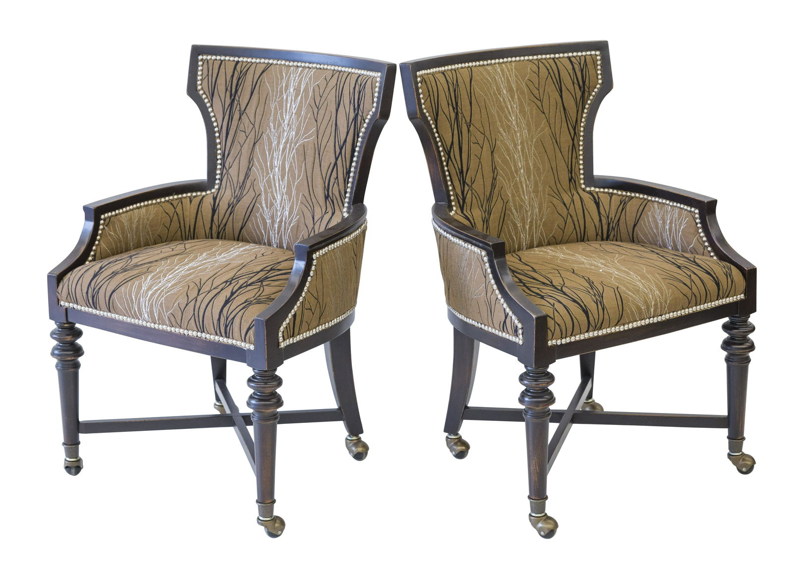 Theodore Alexander (Attributed) Arm Chairs (1 of 8)