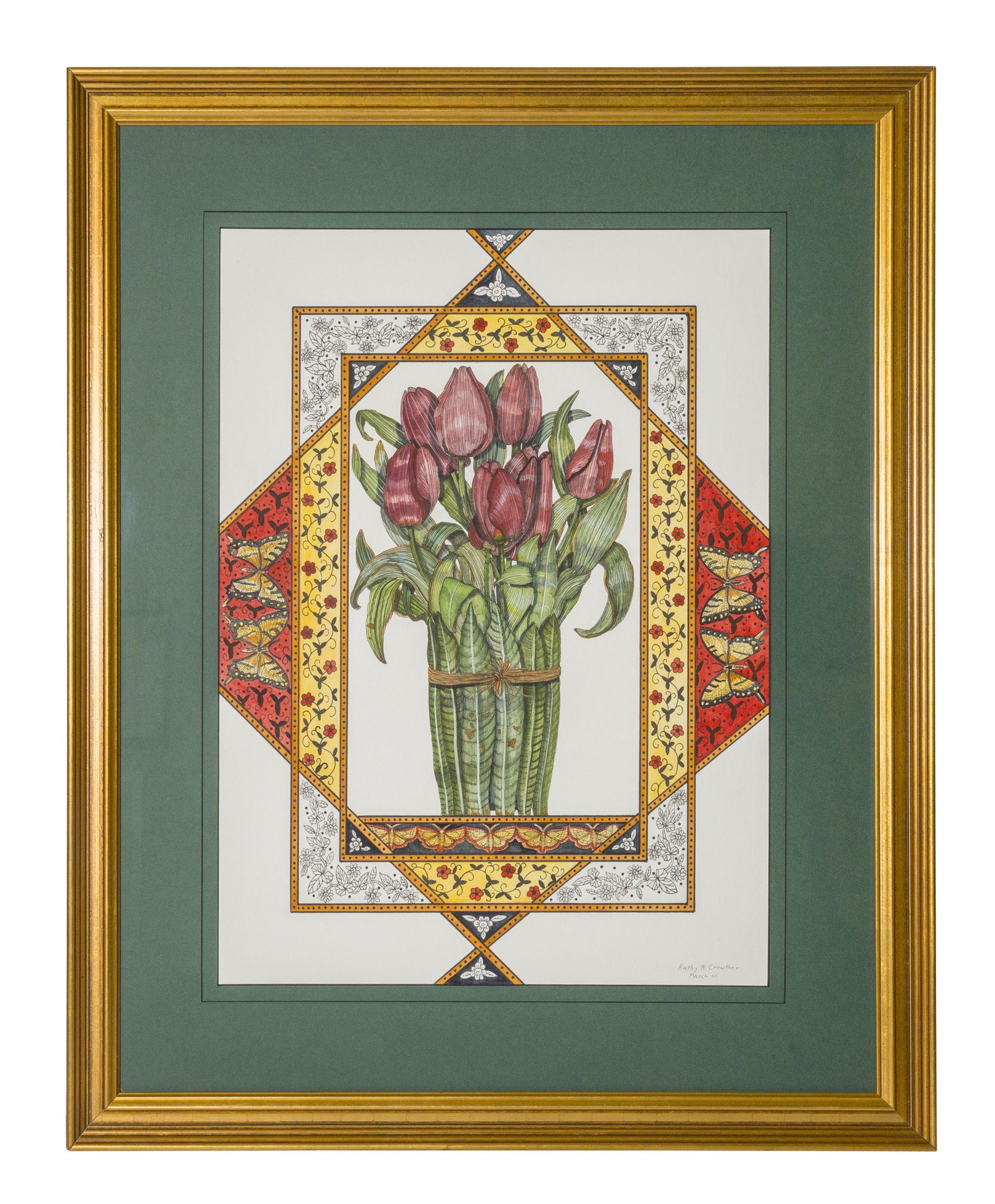 Kathy R. Crowther (20th Century) Mixed Media (USA) (1 of 8)