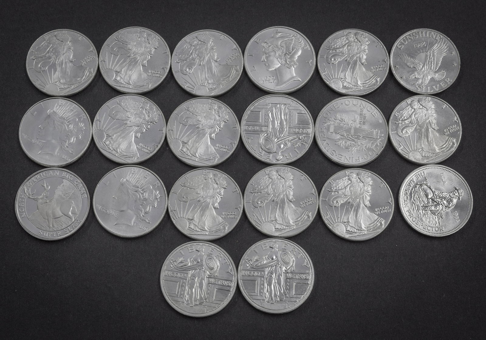 United States 1ozt. Silver Coins Plus (1 of 4)
