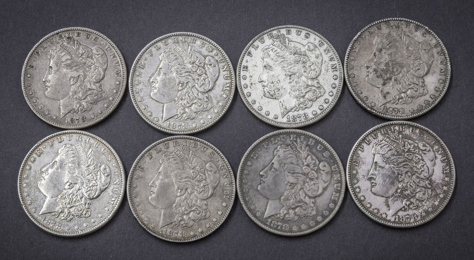 United States 1878 Morgan Silver Dollars (1 of 4)