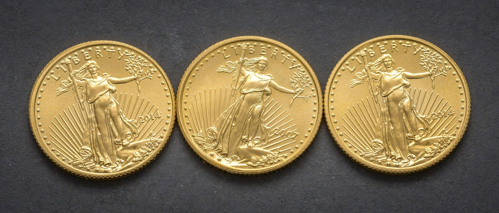 U.S. $5 Gold Eagles (3) Total (1 of 2)