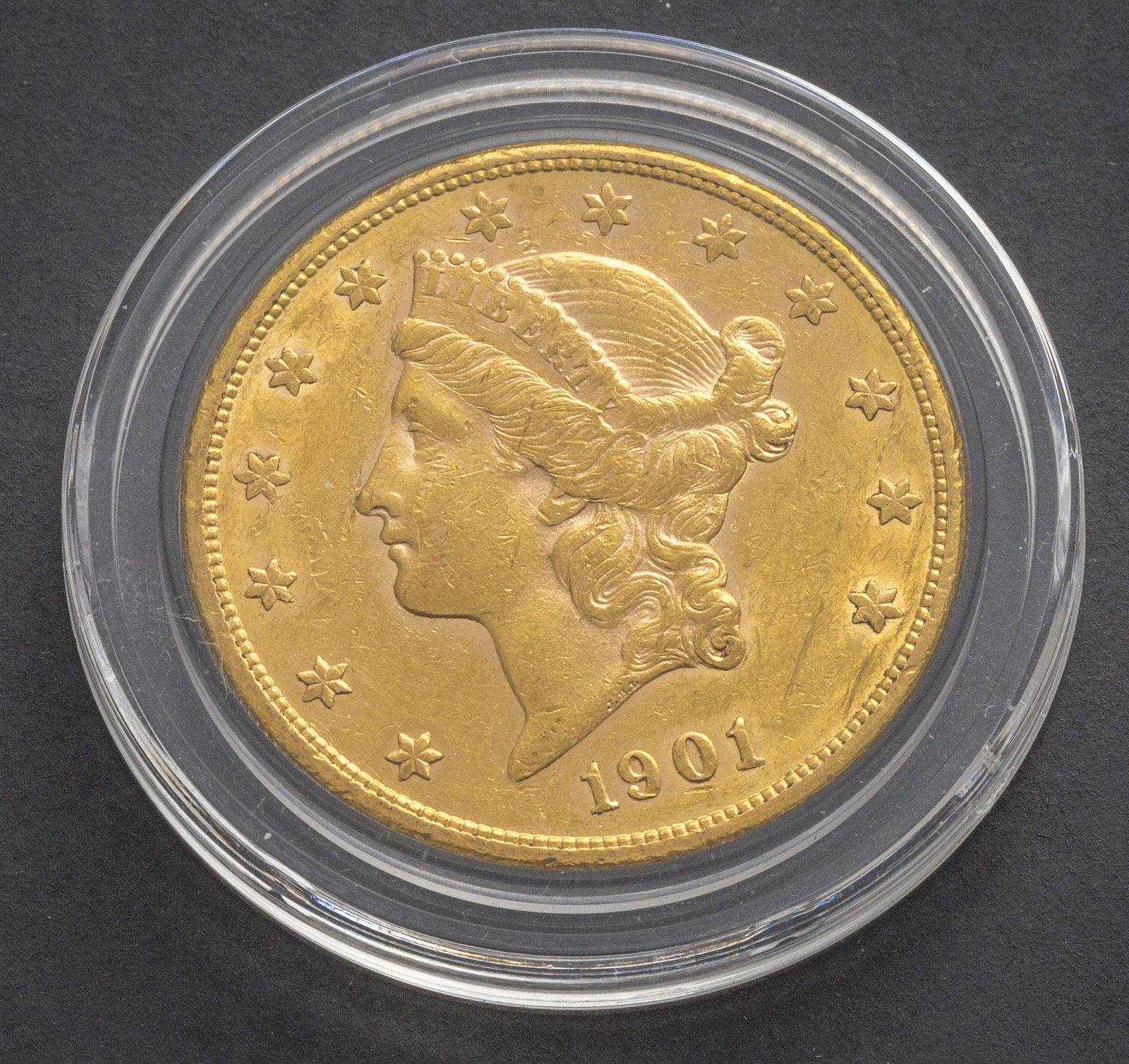 U.S. 1901 $20 Liberty Gold Coin (1 of 2)