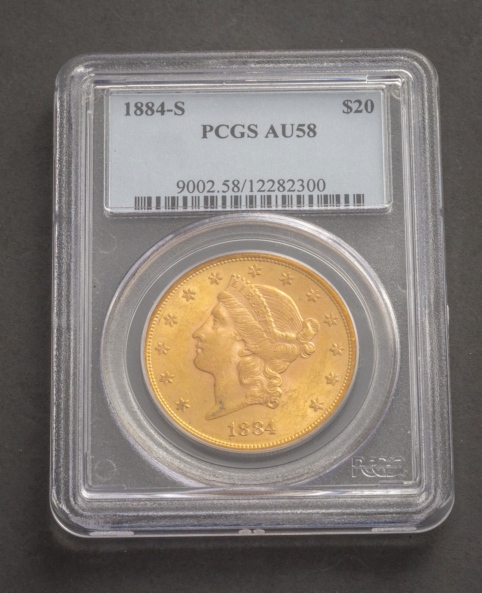 U.S. 1884-S $20 Liberty Gold Coin (1 of 4)