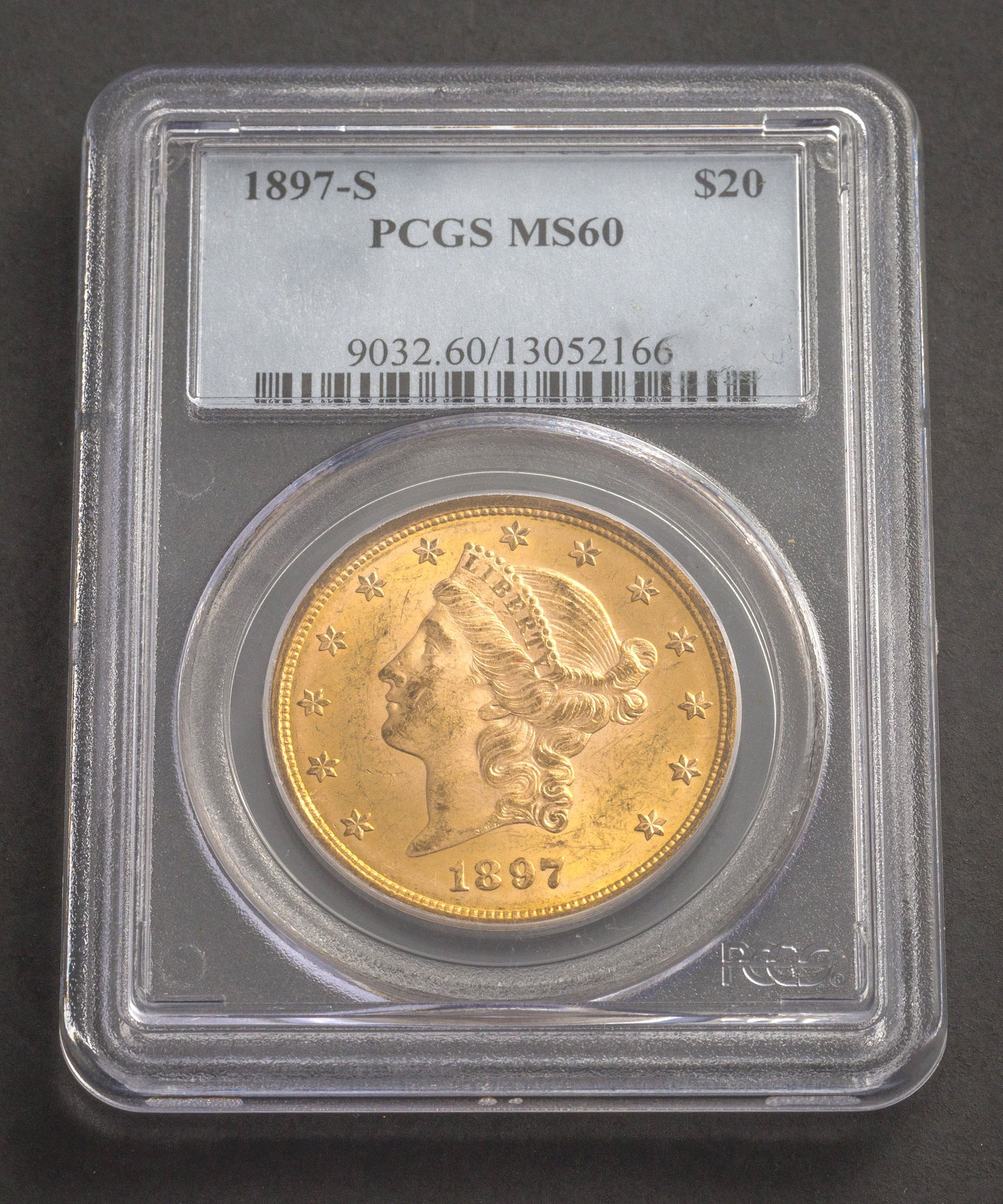 U.S. 1897-S $20 Liberty Gold Coin (1 of 4)
