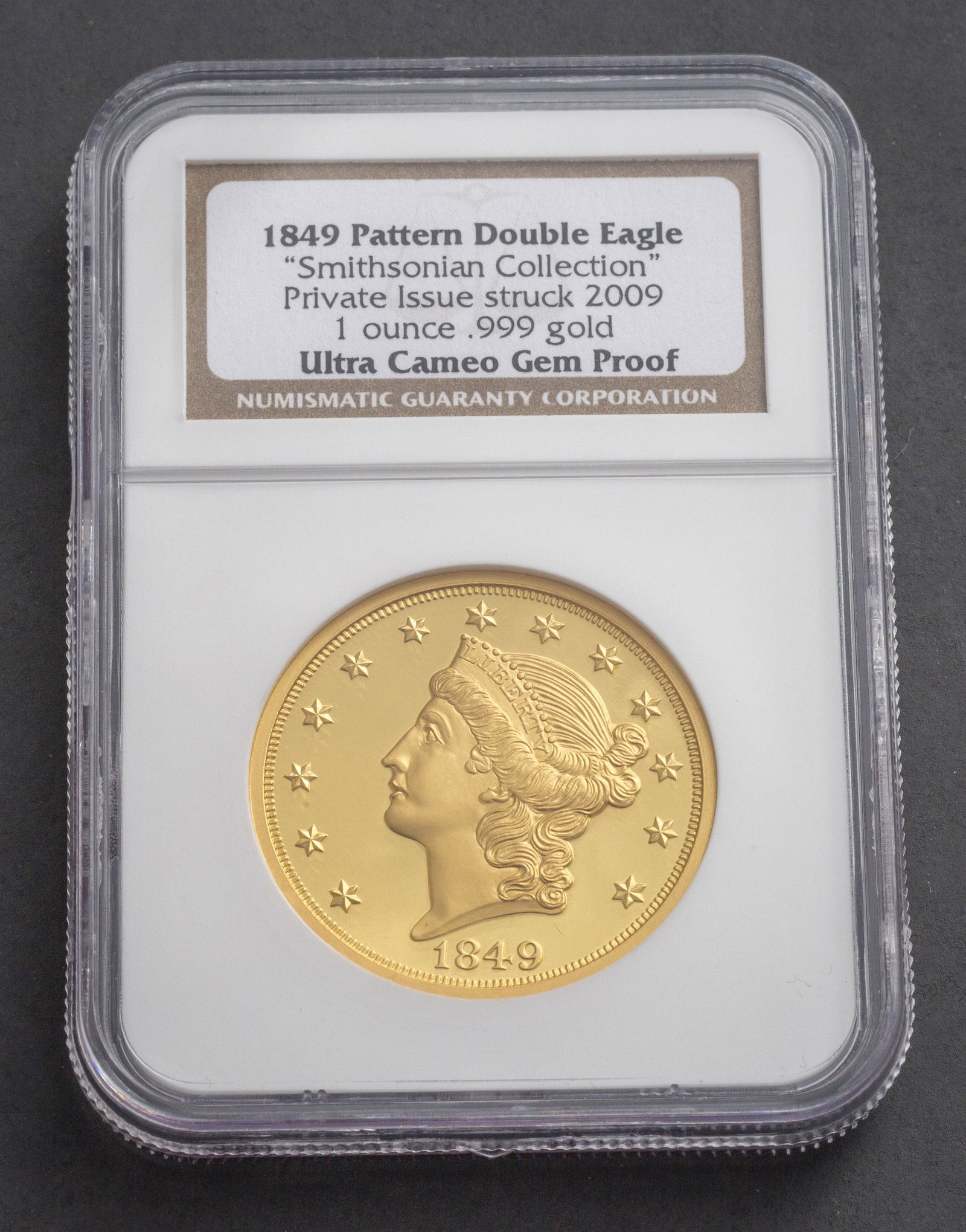 U.S. 1849 "Smithsonian Collection" $20 Gold Coin (1 of 4)