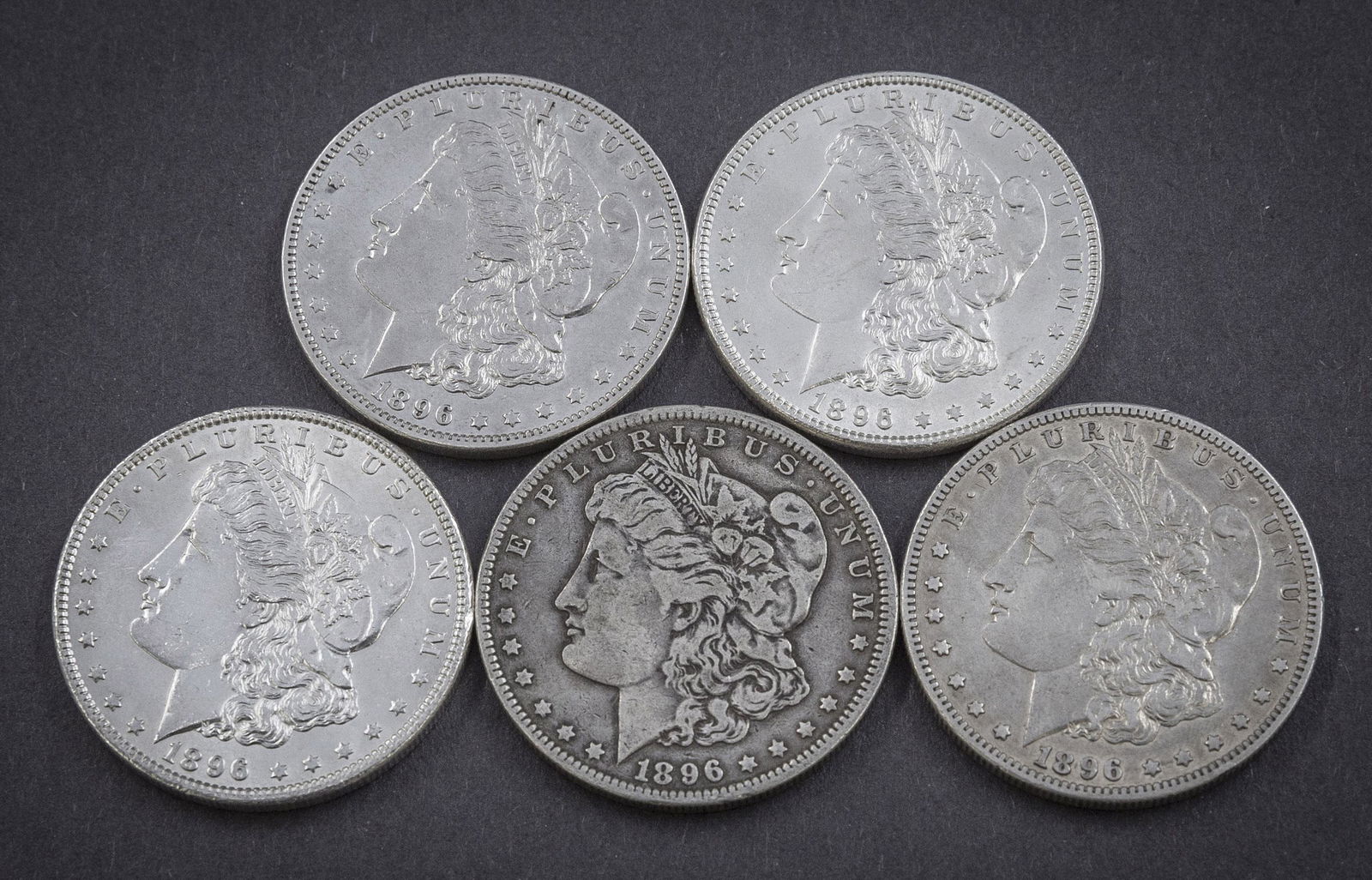 United States 1896 Morgan Silver Dollars (1 of 5)