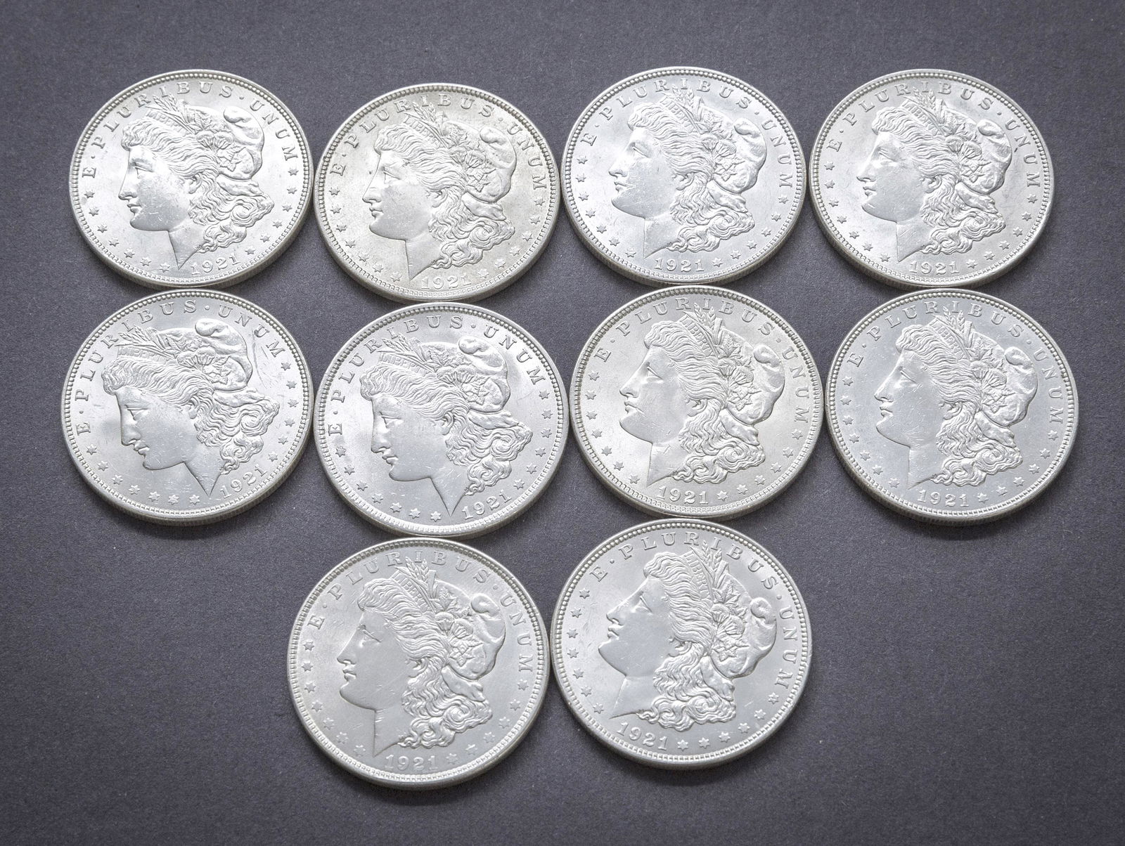 United States 1921 Morgan Silver Dollars (1 of 7)