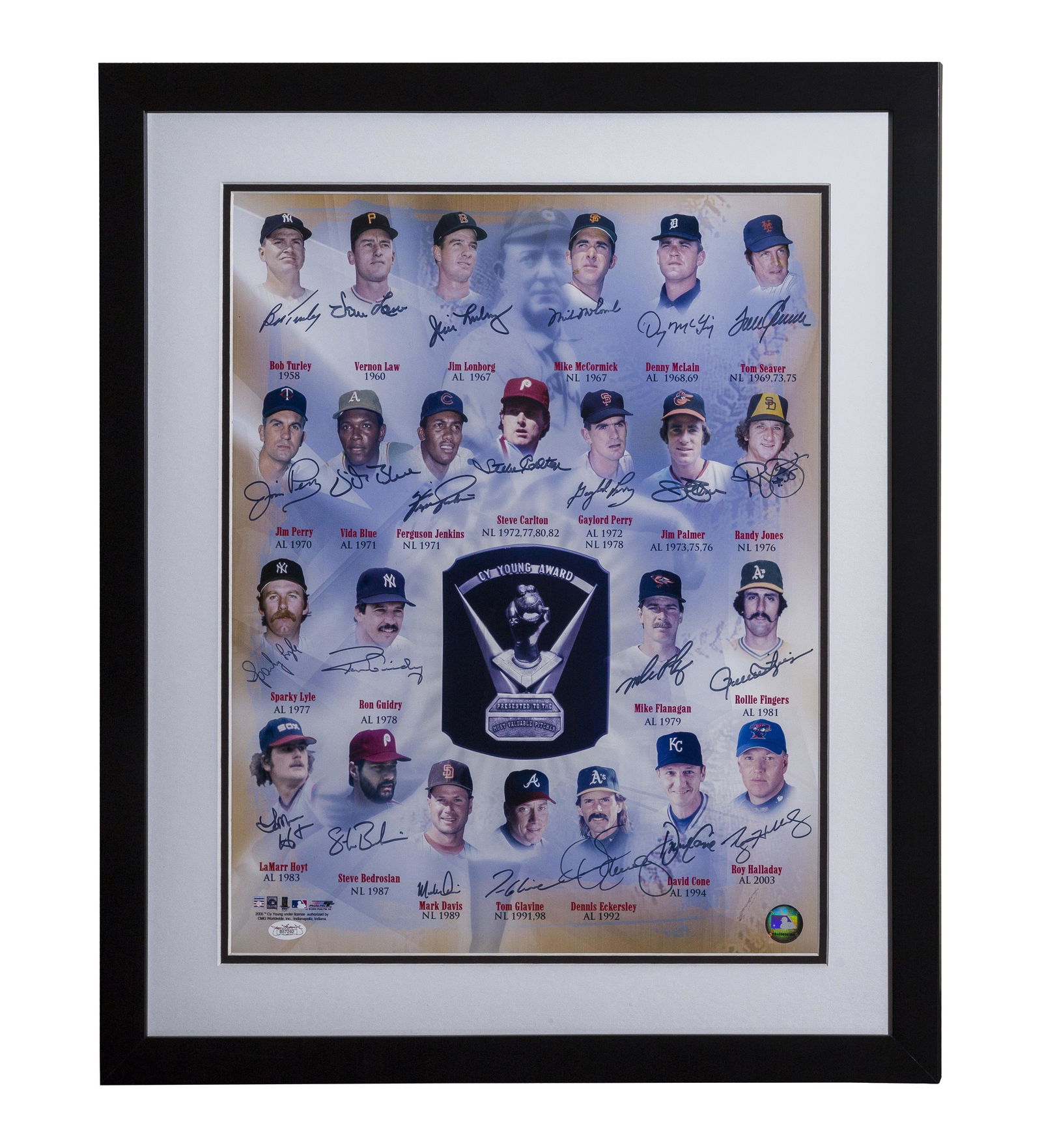 Cy Young Award Signed Framed Photo (1 of 6)