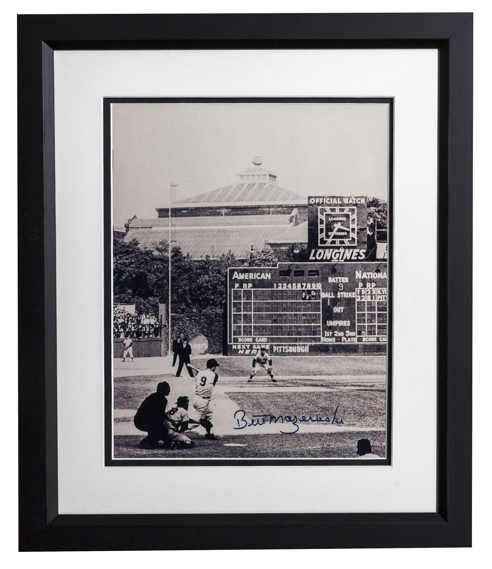 Bill Mazeroski Signed Framed Photo (1 of 4)