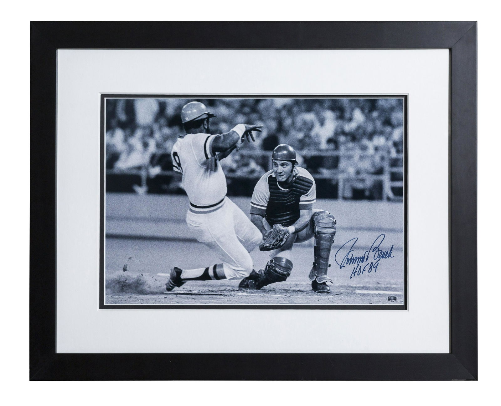Johnny Bench Signed Archival Framed Photo (1 of 4)