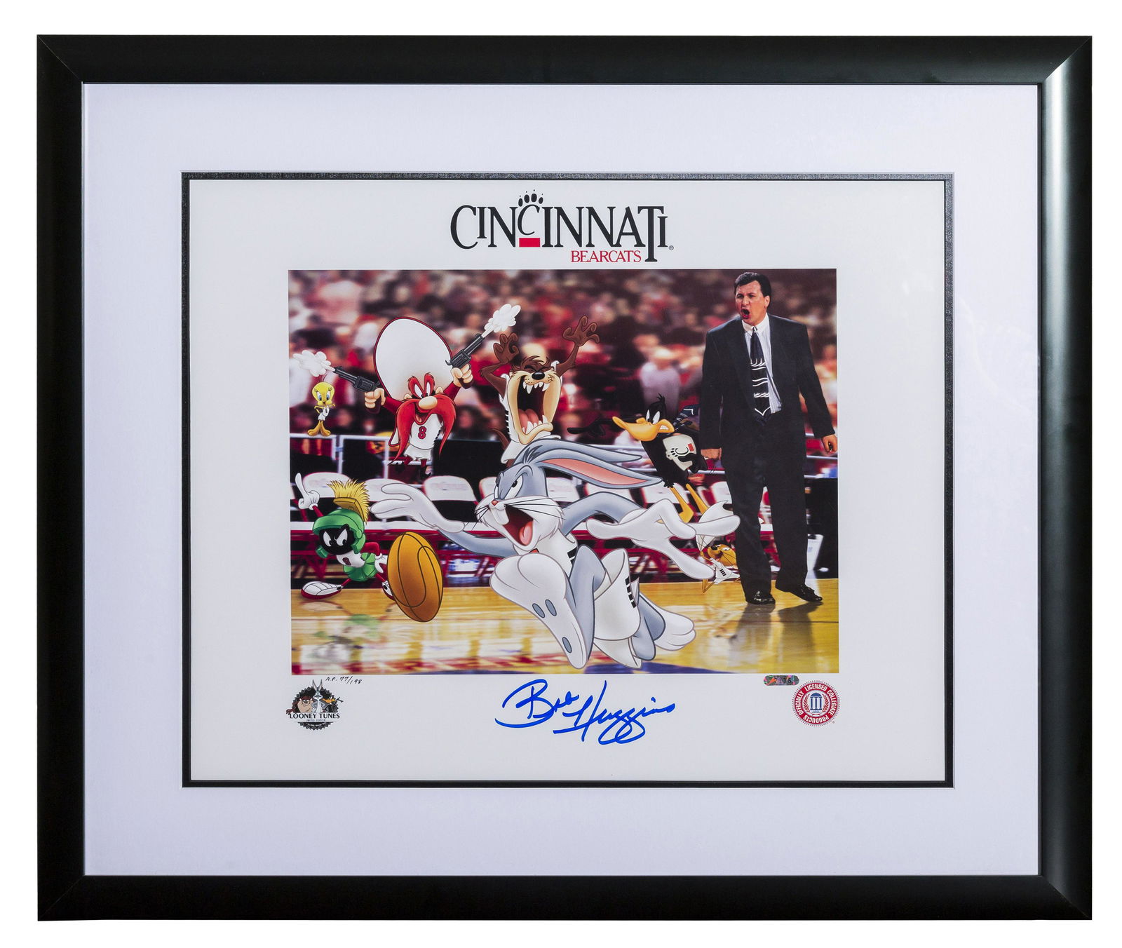 Bob Huggins Signed UC Photo-Animation Lithograph (1 of 7)