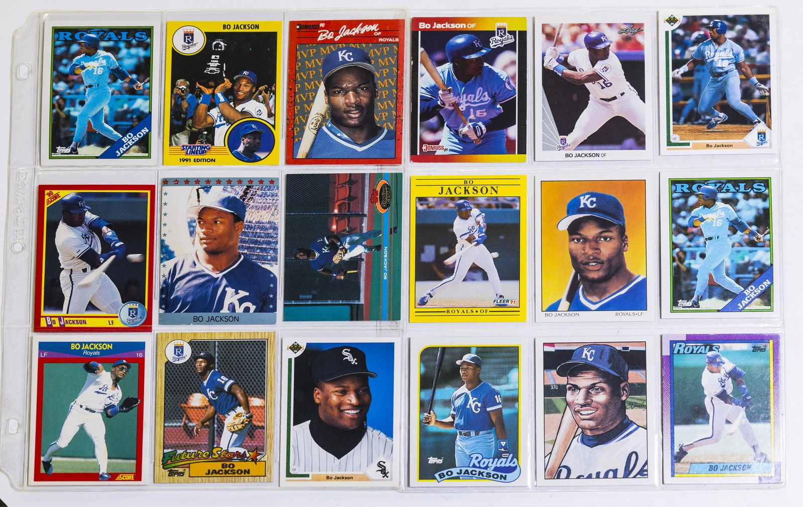 Bo Jackson Baseball Cards (1 of 10)